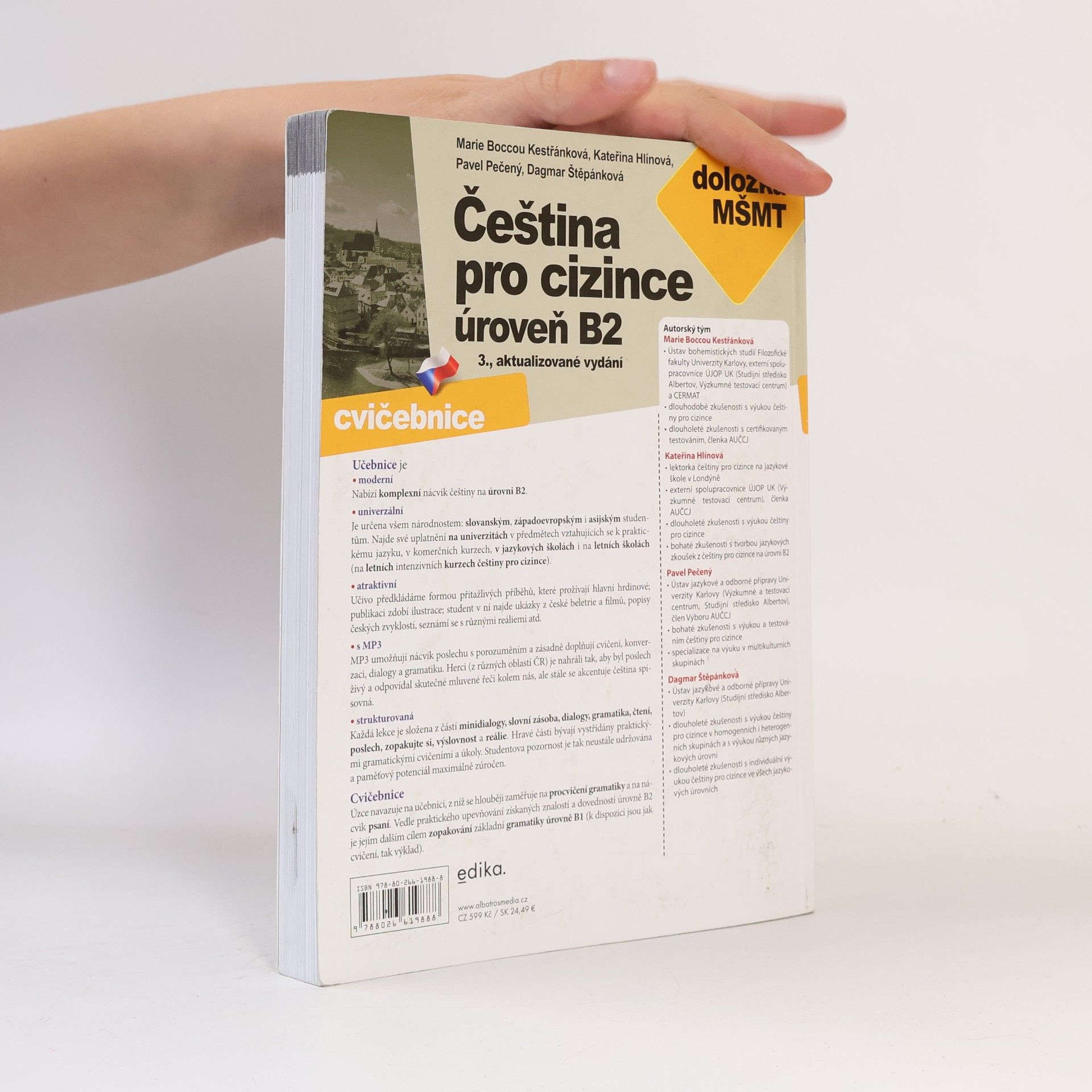 Marie Boccou Kestřánková Čeština pro cizince B2