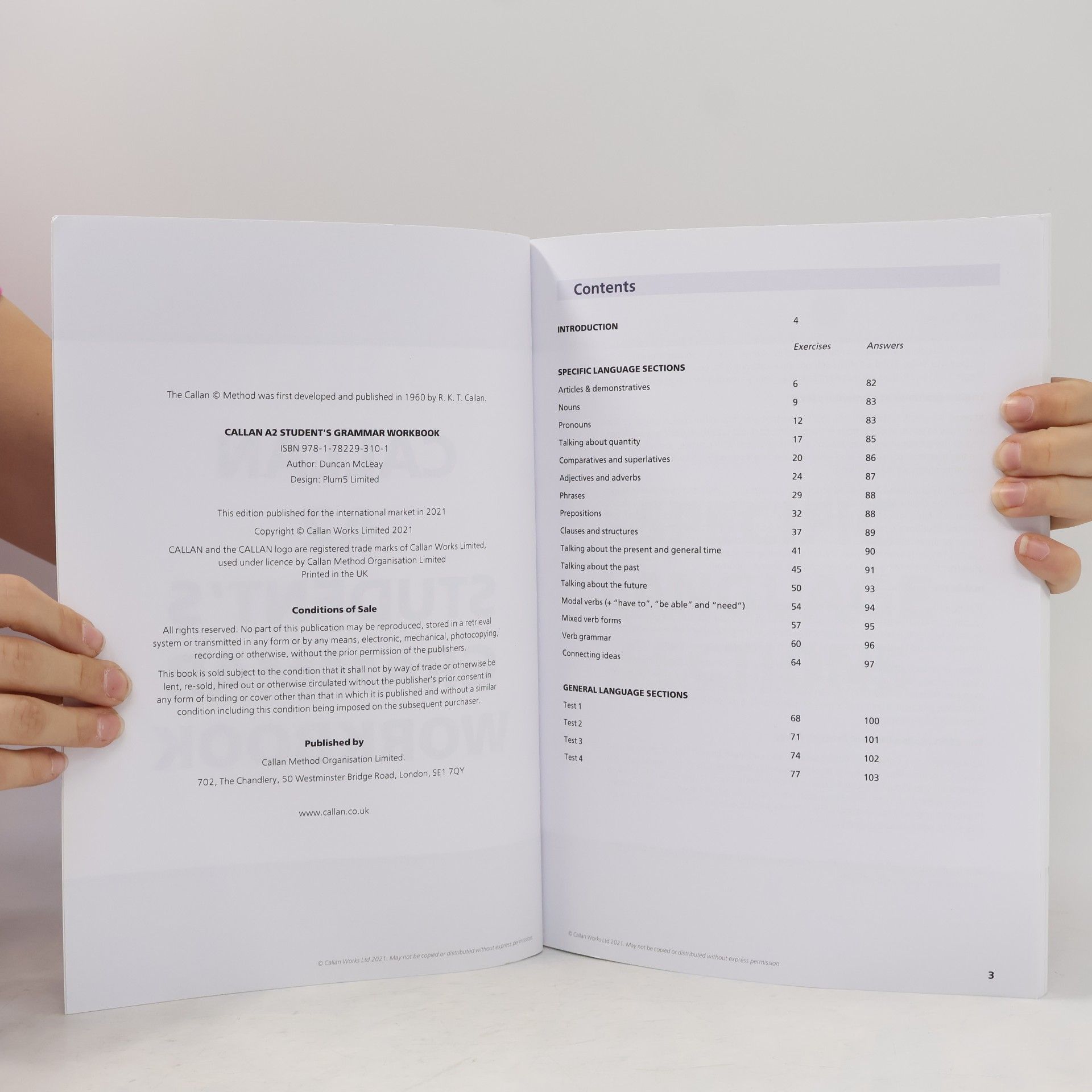 Duncan McLeay A2 Student's Grammar Workbook