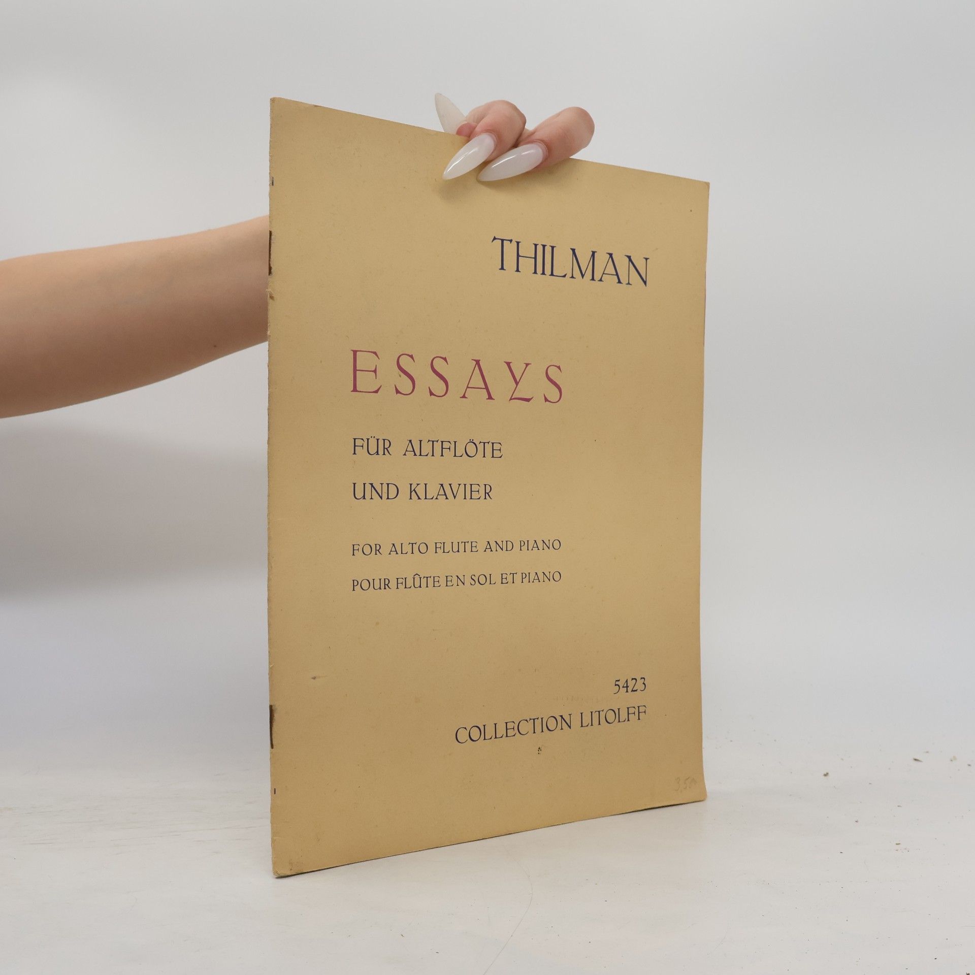 Essays für Altflöte und Klavier