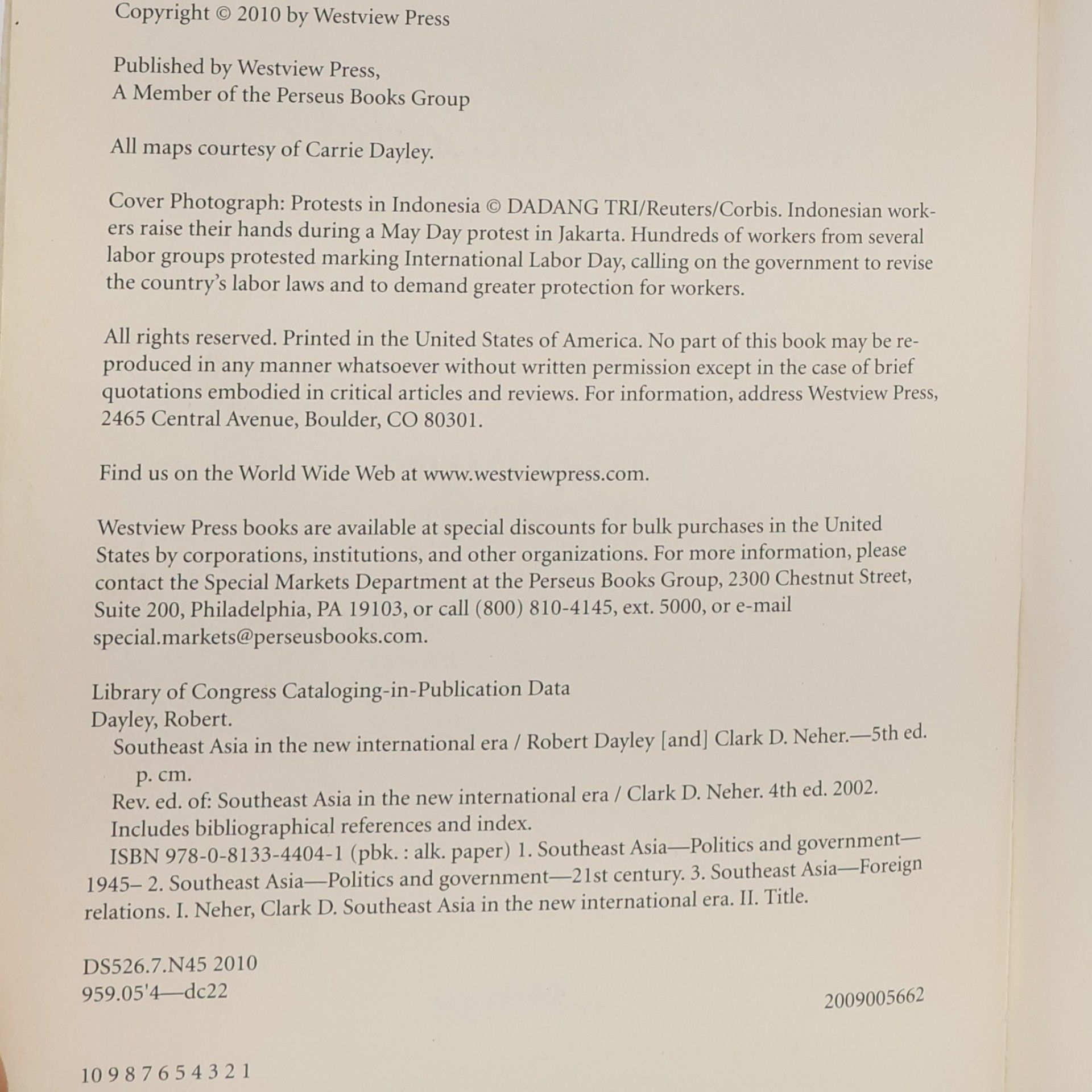 Clark D. Neher Southeast Asia in the New International Era