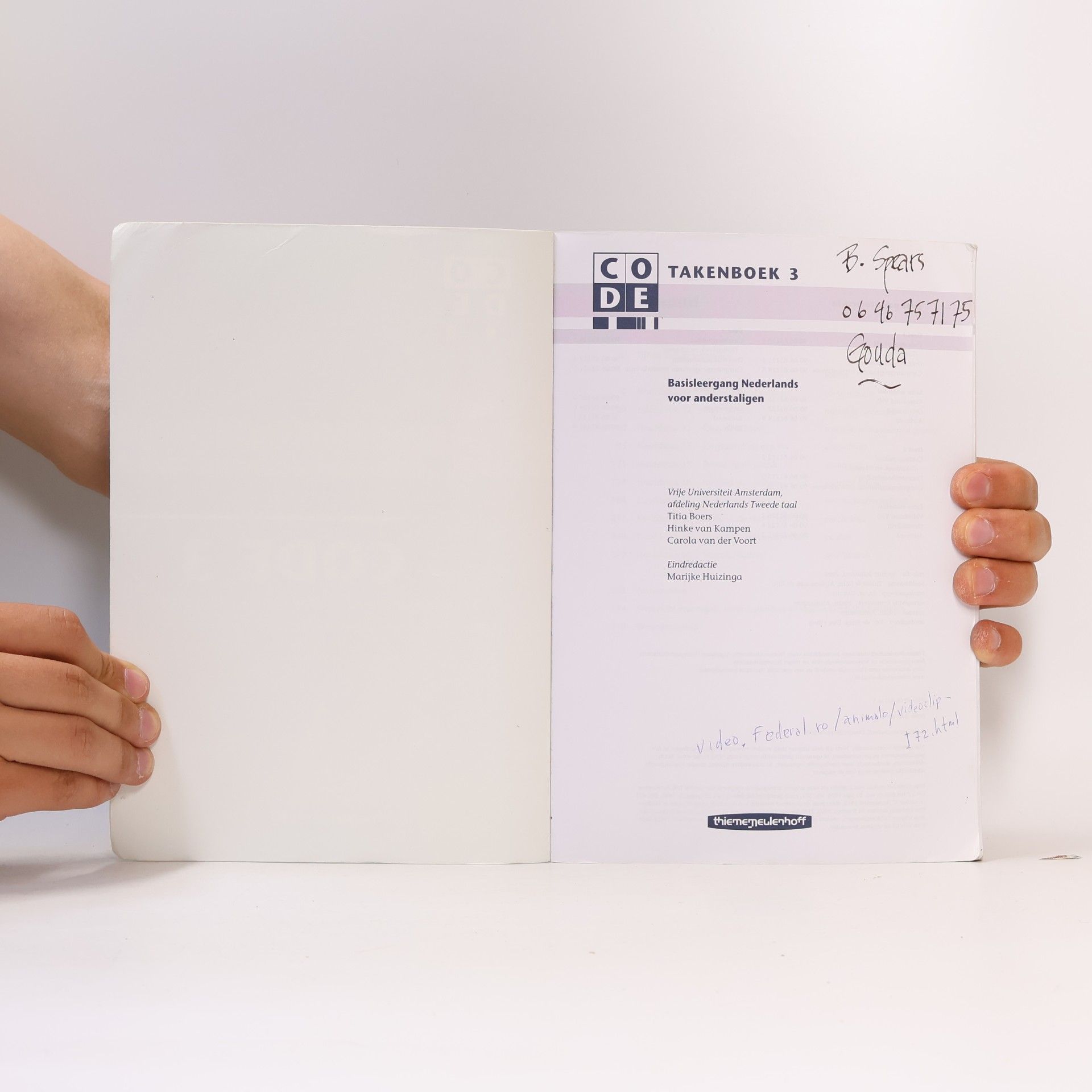 Titia Boers Code 3 - Takenboek