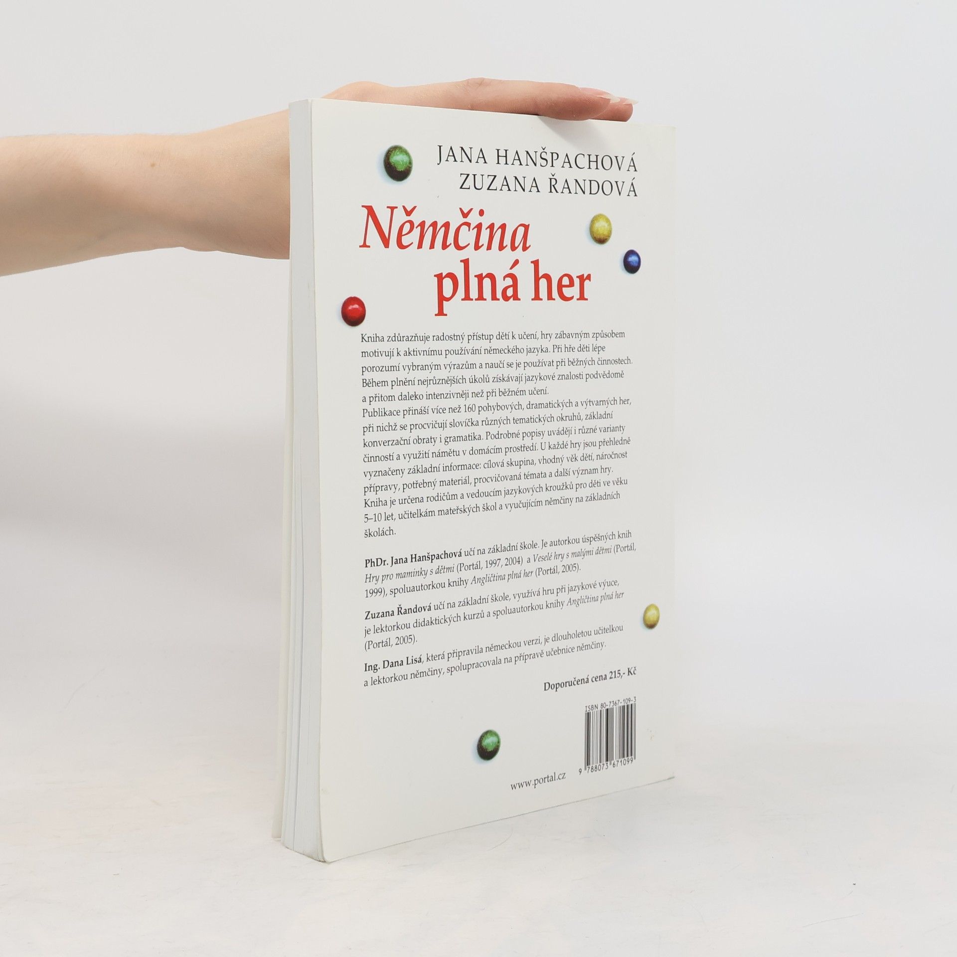 Jana Hanšpachová Němčina plná her