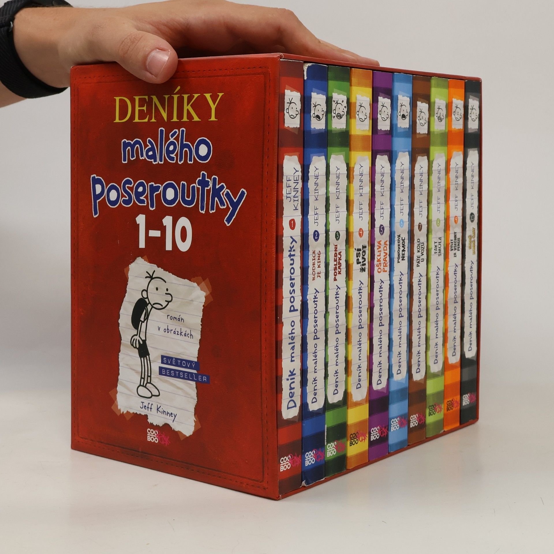 Jeff Kinney Deník malého poseroutky 1-10 (box)
