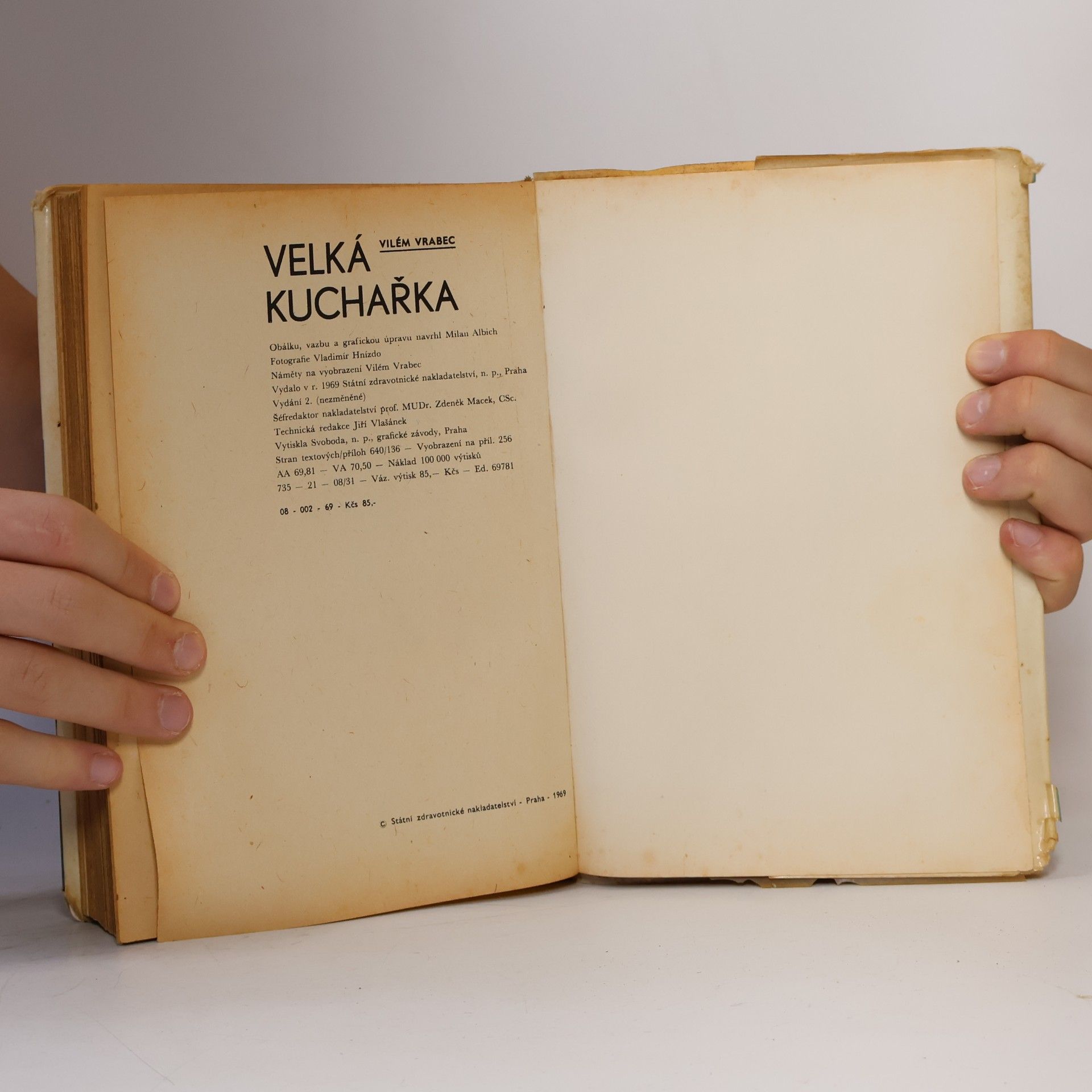Vilém Vrabec Velká kuchařka