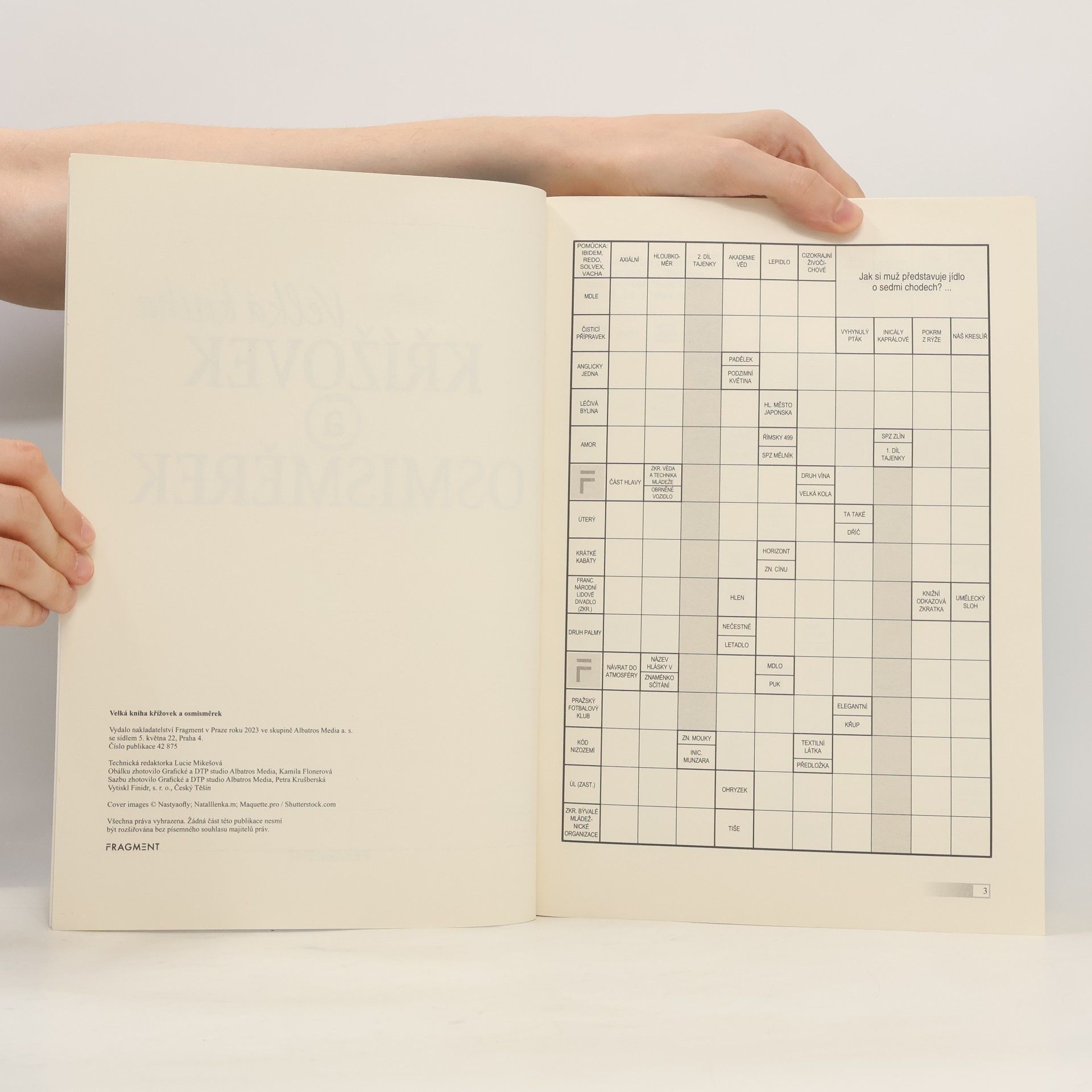 Autores varios Velká kniha křížovek a osmisměrek