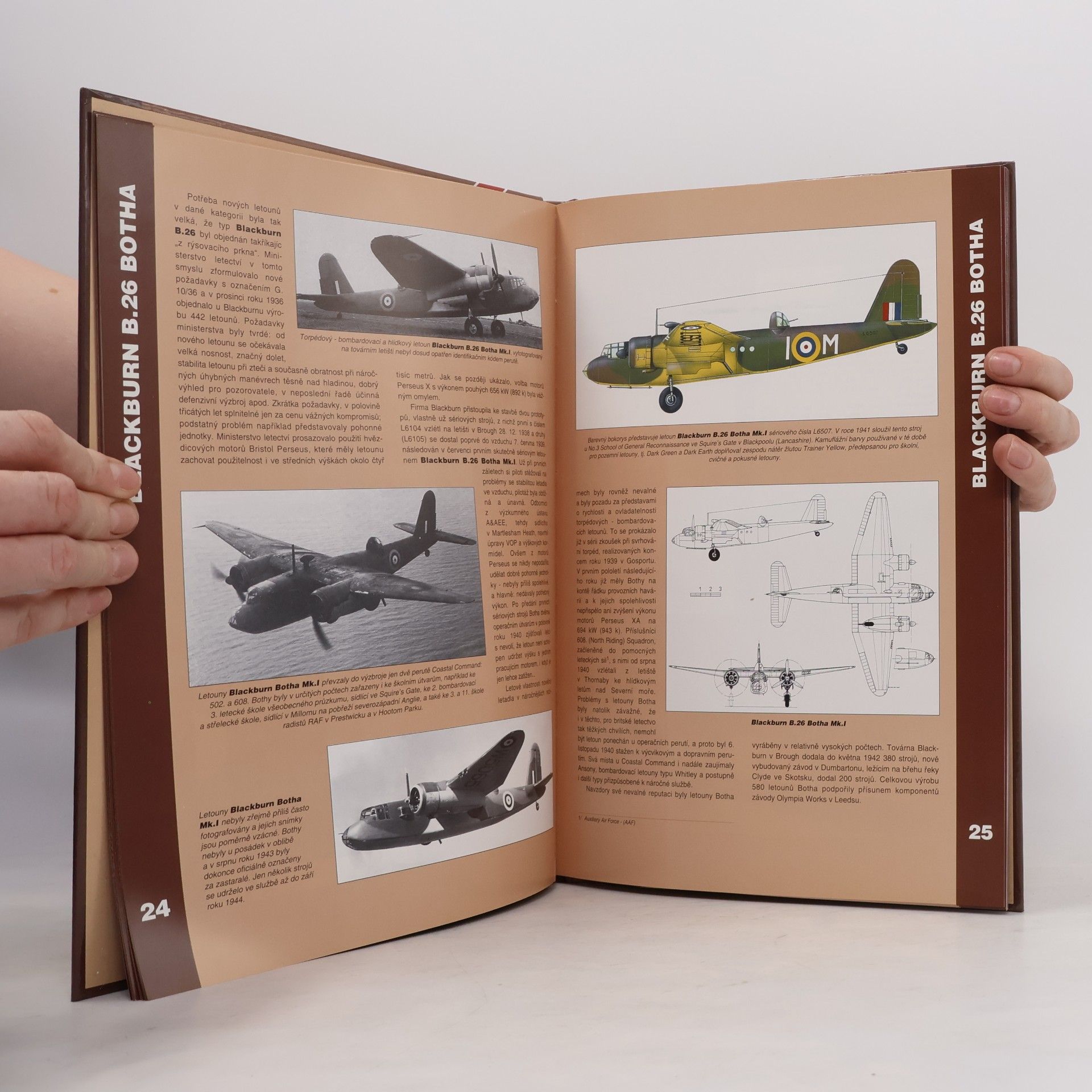 Jaroslav Schmid Letadla 1939-45. Stíhací a bombardovací letadla Velké Británie. 1. díl.