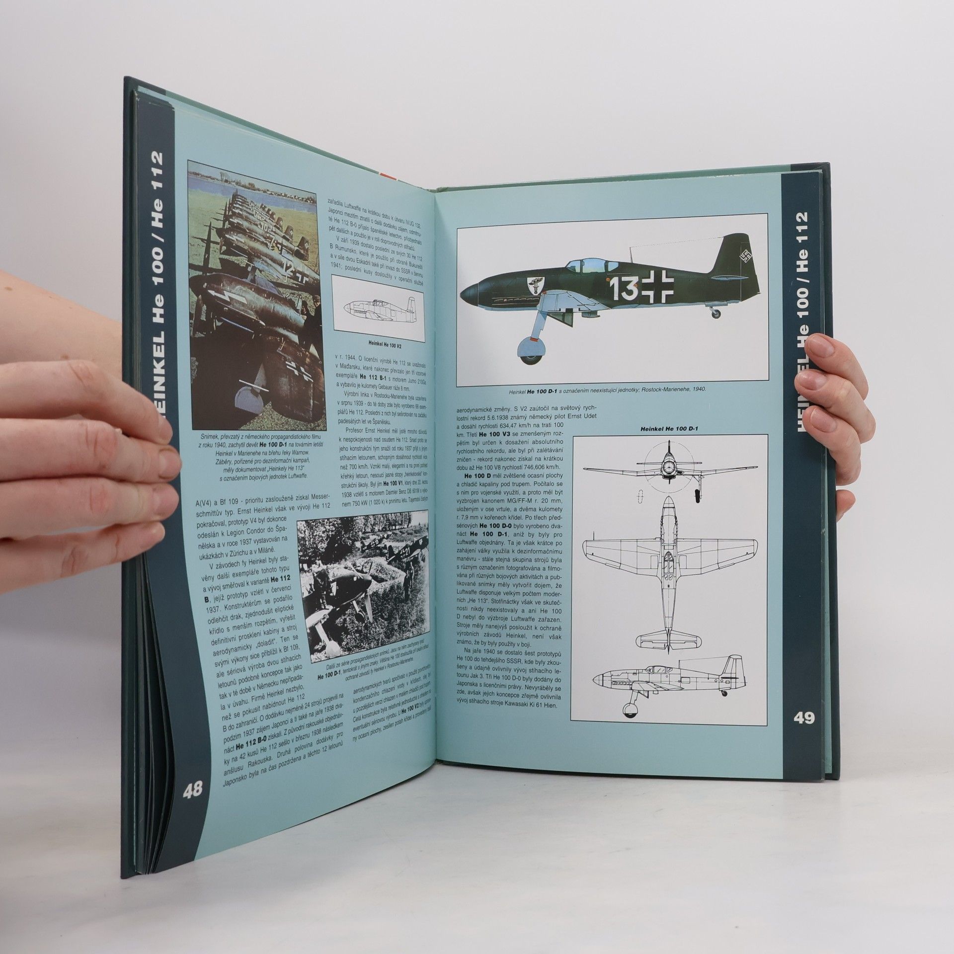 Jaroslav Schmid Letadla 1939-45 : stíhací a bombardovací letadla Německa. Díl 1, Kap. 1-15 (Arado Ar 234 až Heinkel He 219)