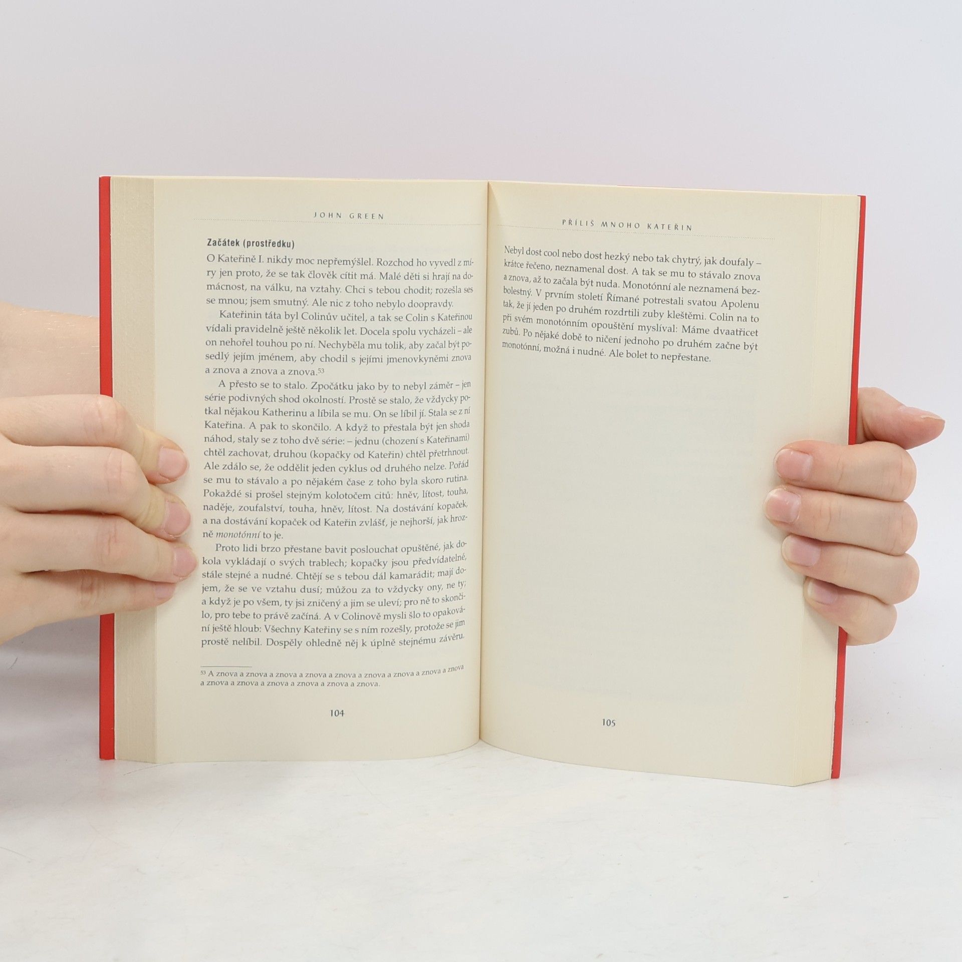 John Green Příliš mnoho Kateřin