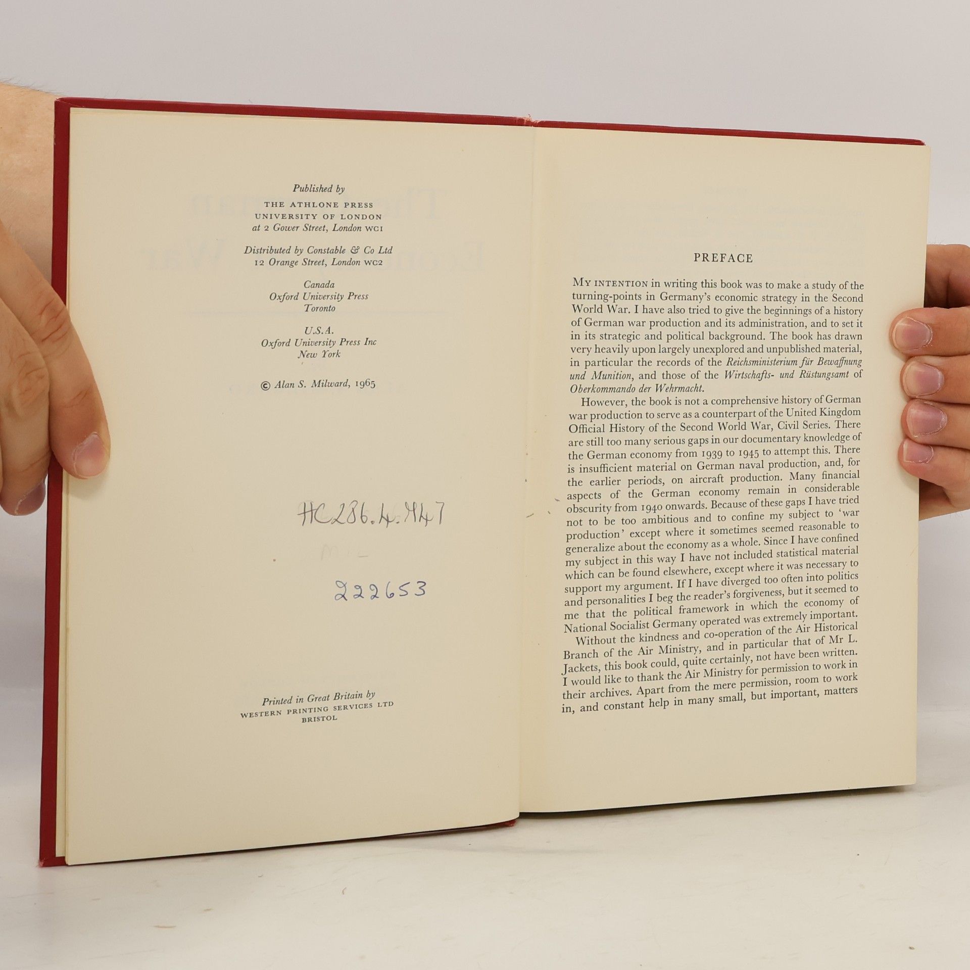 Alan S. Milward The German Economy at War