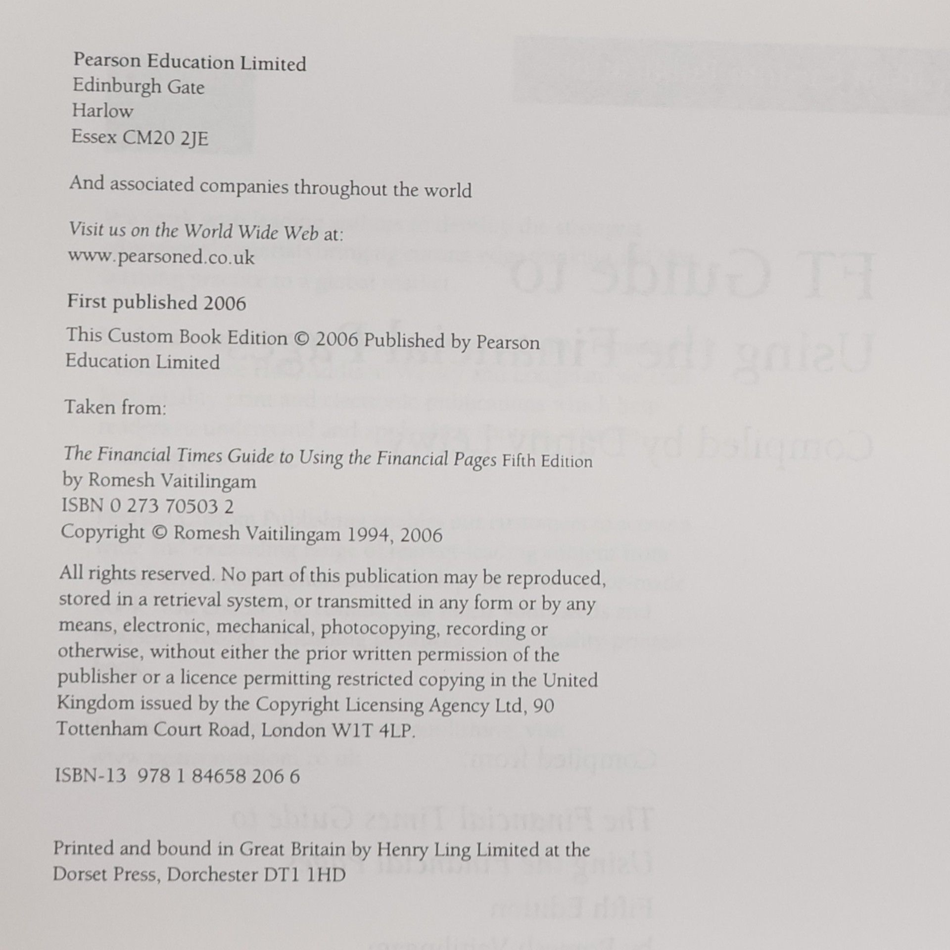 Danny Leiwy The Financial Times Guide to: FT Guide to Using the Financial Pages