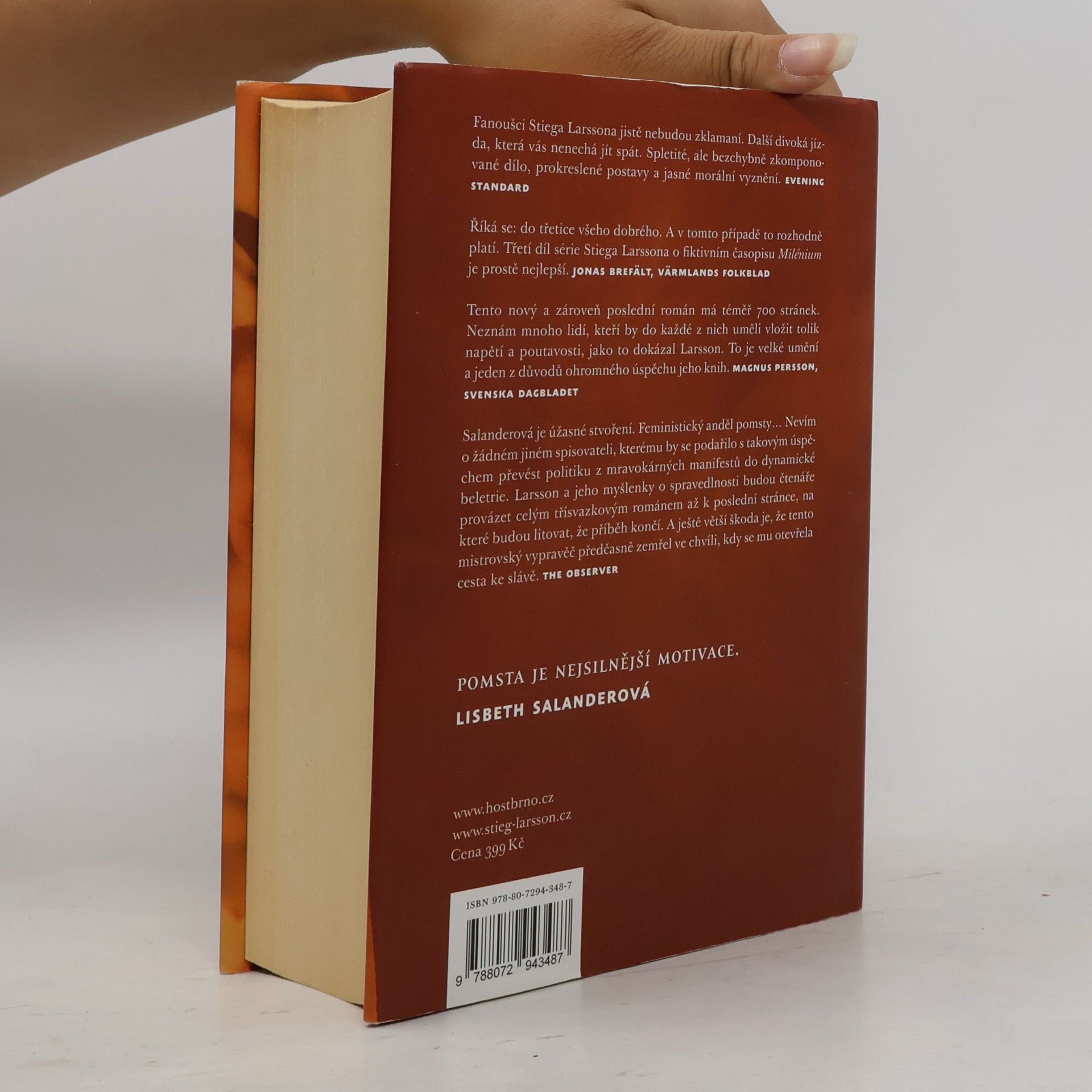 Stieg Larsson Dívka, která kopla do vosího hnízda