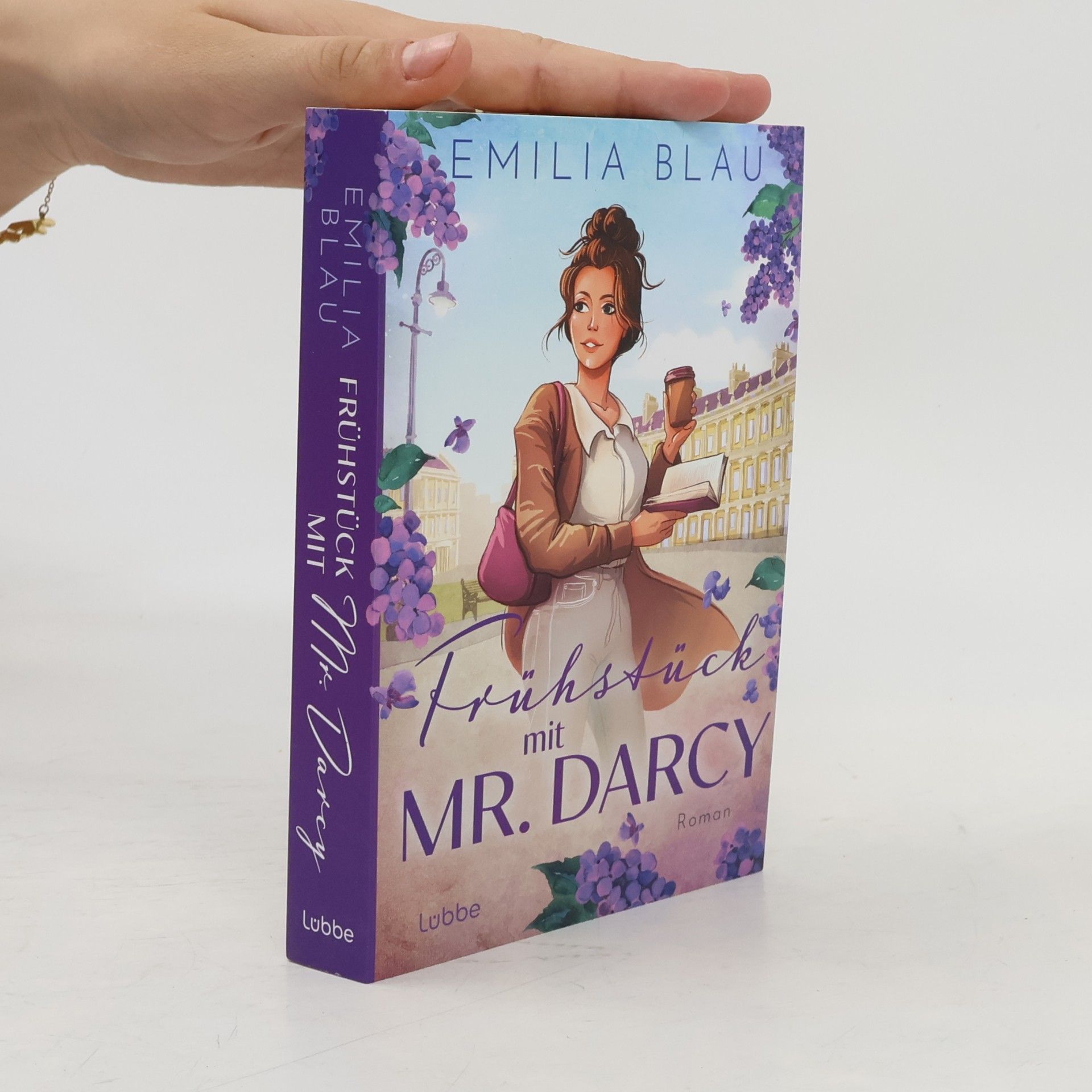 Emilia Blau Frühstück mit Mr. Darcy