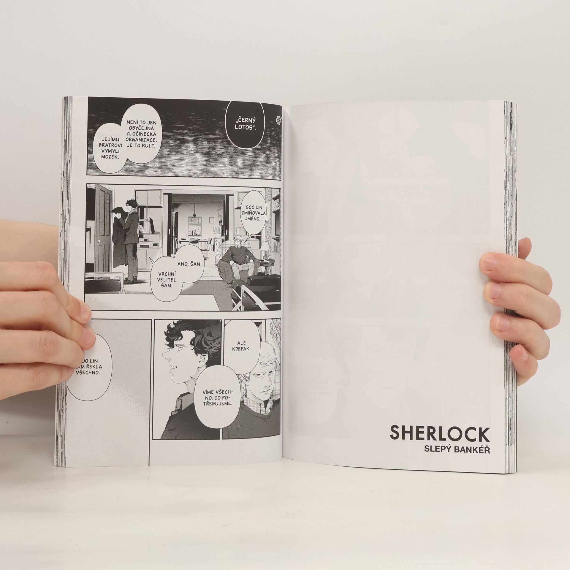 Steven Moffat Sherlock. Slepý bankéř