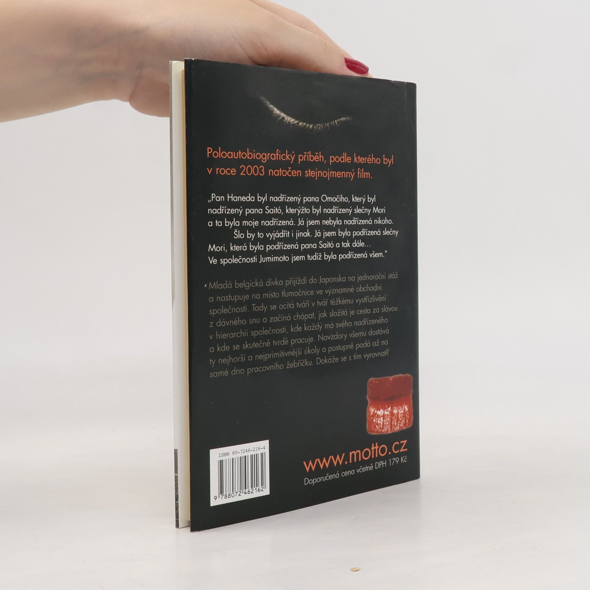 Amélie Nothomb Strach a chvění