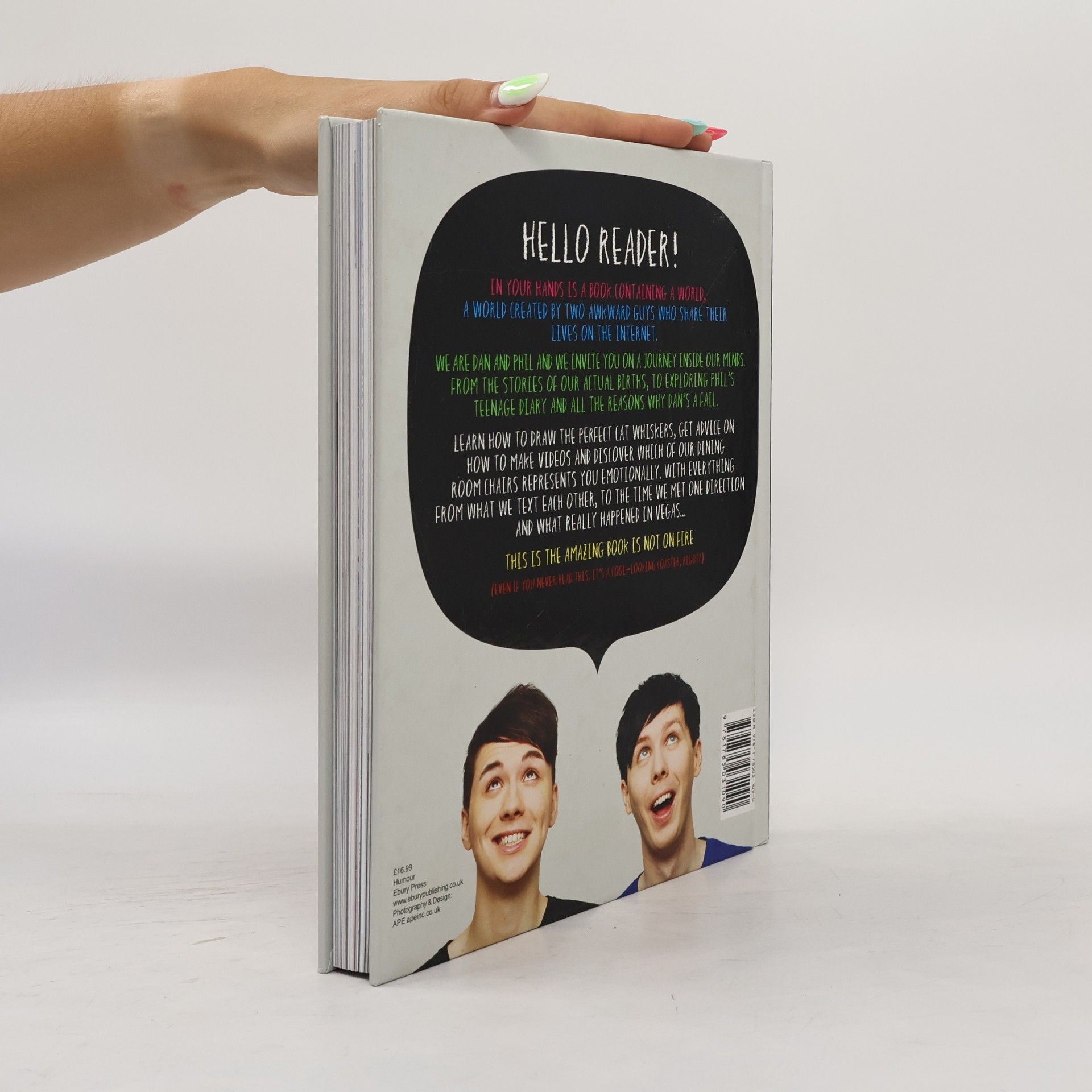 Dan Howell The amazing book is not on fire: The World of Dan and Phil