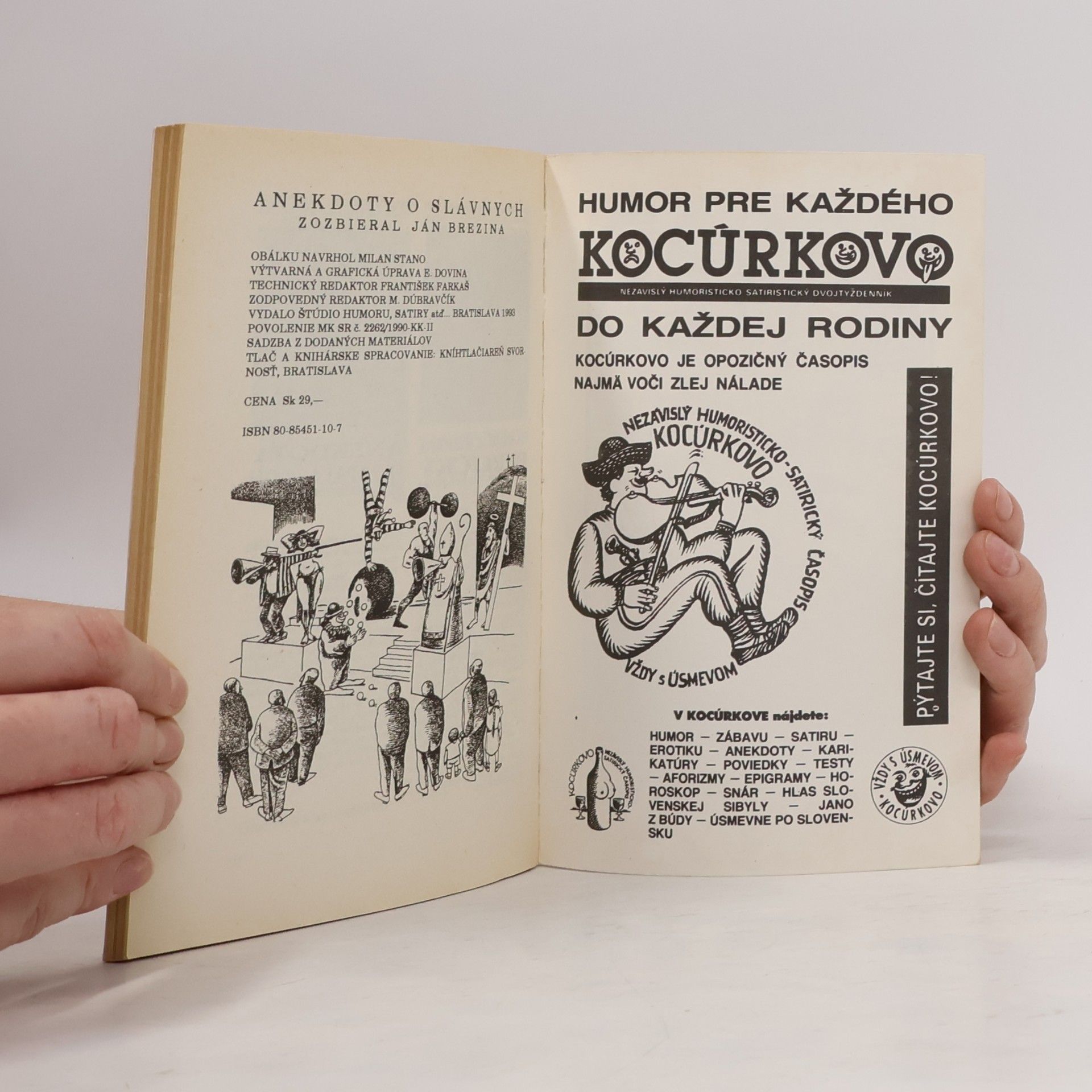 Ján Brezina Anekdoty o slávnych
