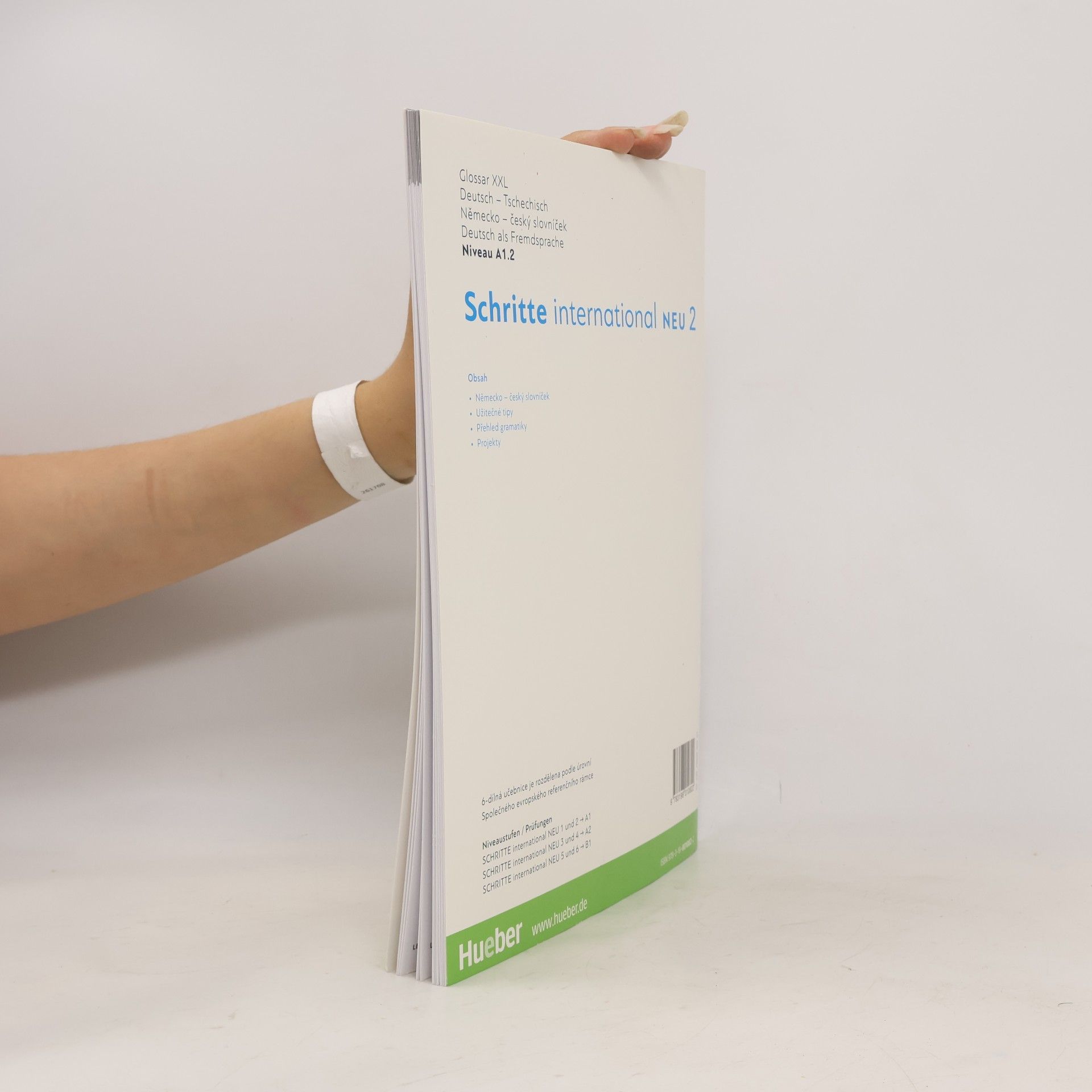 Autores varios Schritte international 2 neu : Glossar XXL : Deutsch-Tschechisch, Německo-český slovníček : Niveau A1.2