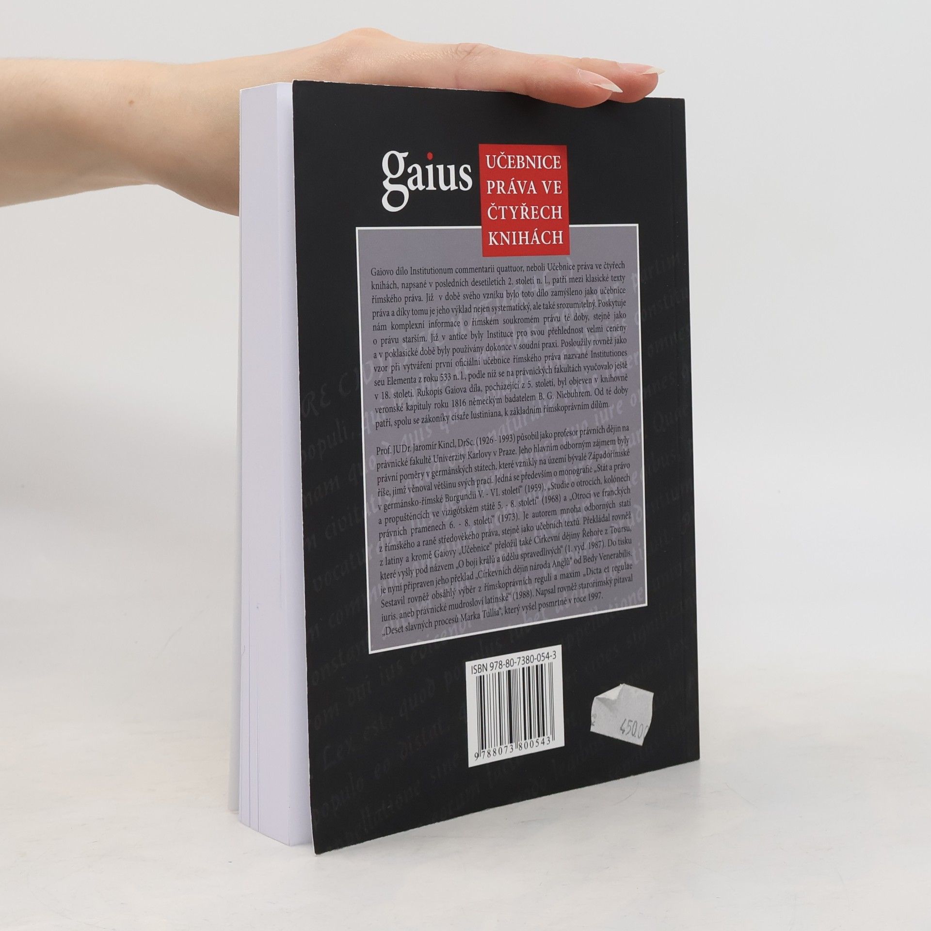 činný Gaius Učebnice práva ve čtyřech knihách
