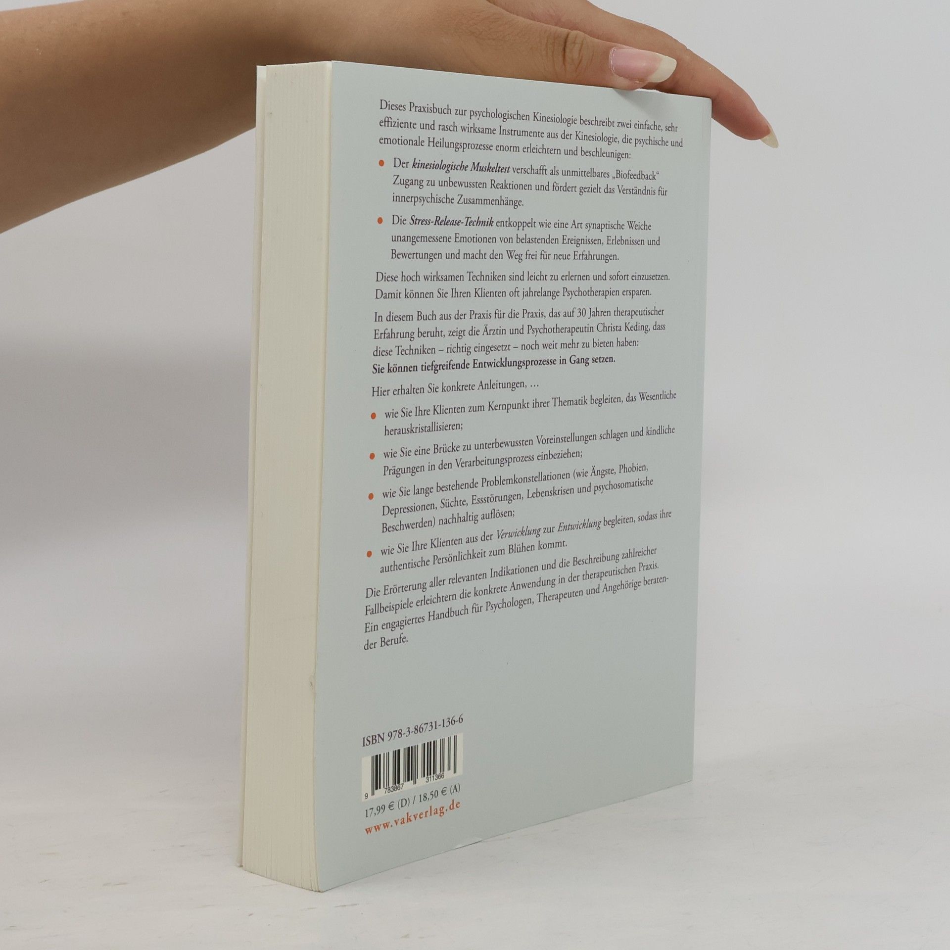 Christa Keding Praxisbuch psychologische Kinesiologie