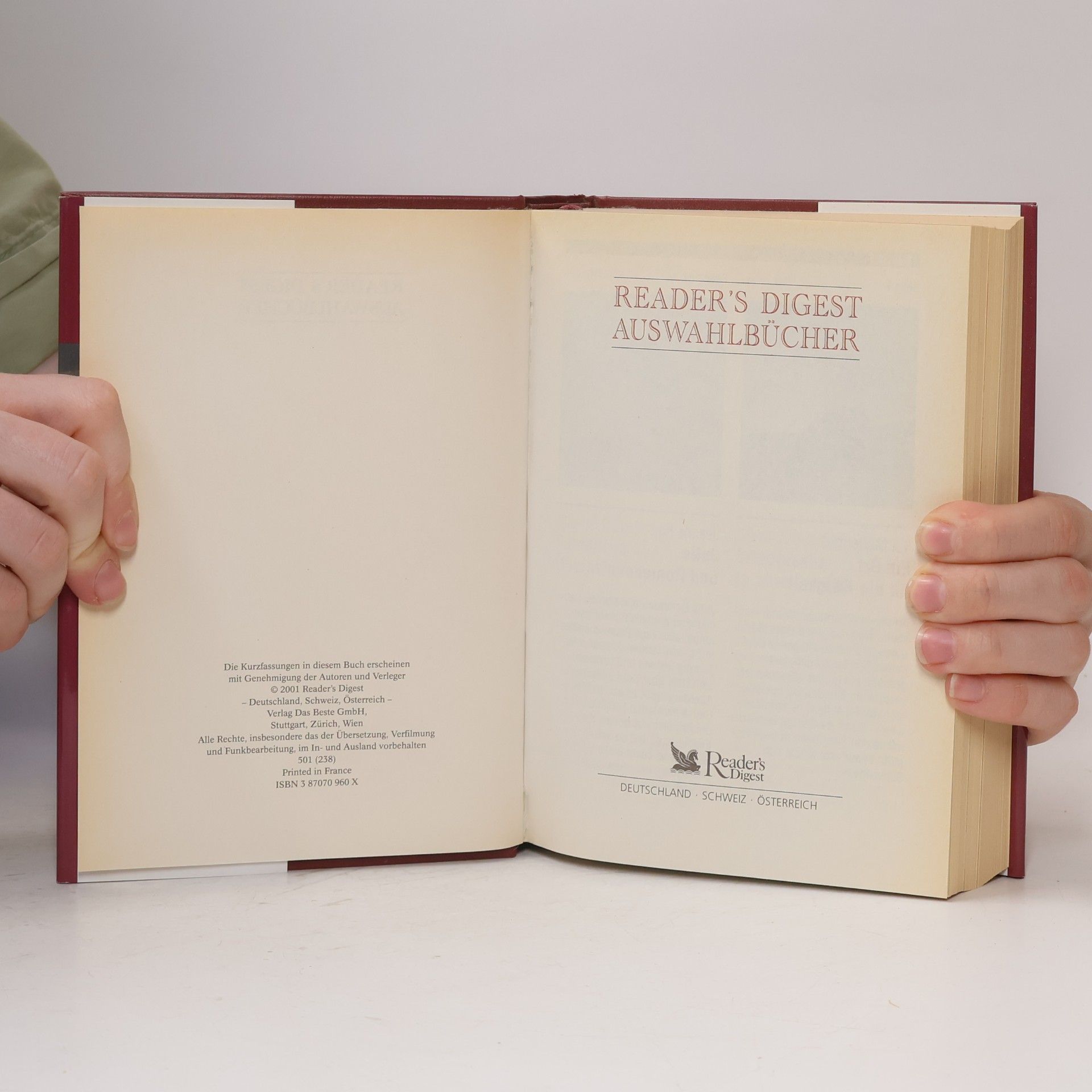 Val McDermid Reader's Digest Auswahlbücher. Ein Ort für die Ewigkeit. Julie und Romeo. Feindliche Übernahme. Wiedersehen in alter Frische
