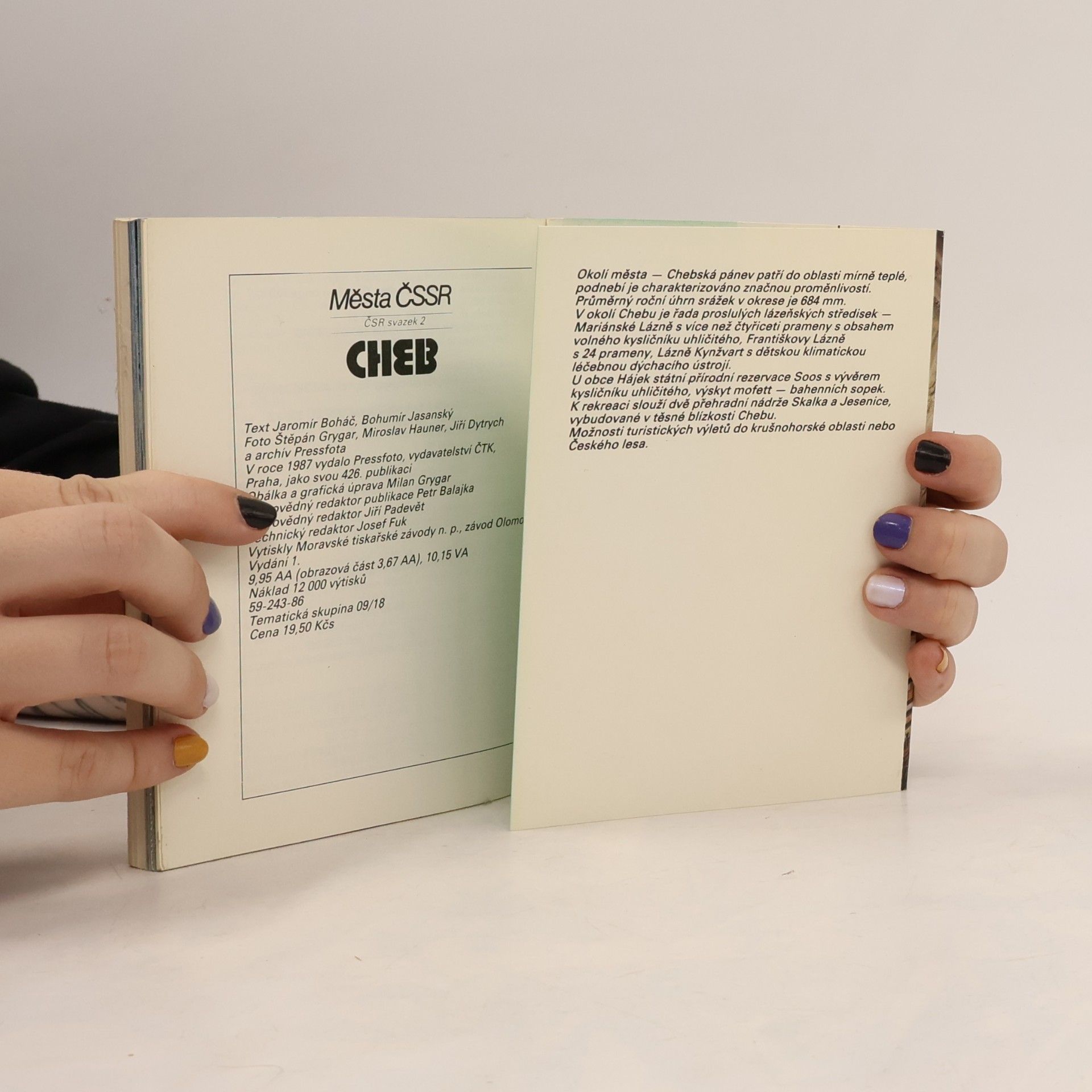 Various authors Města ČSSR . Cheb