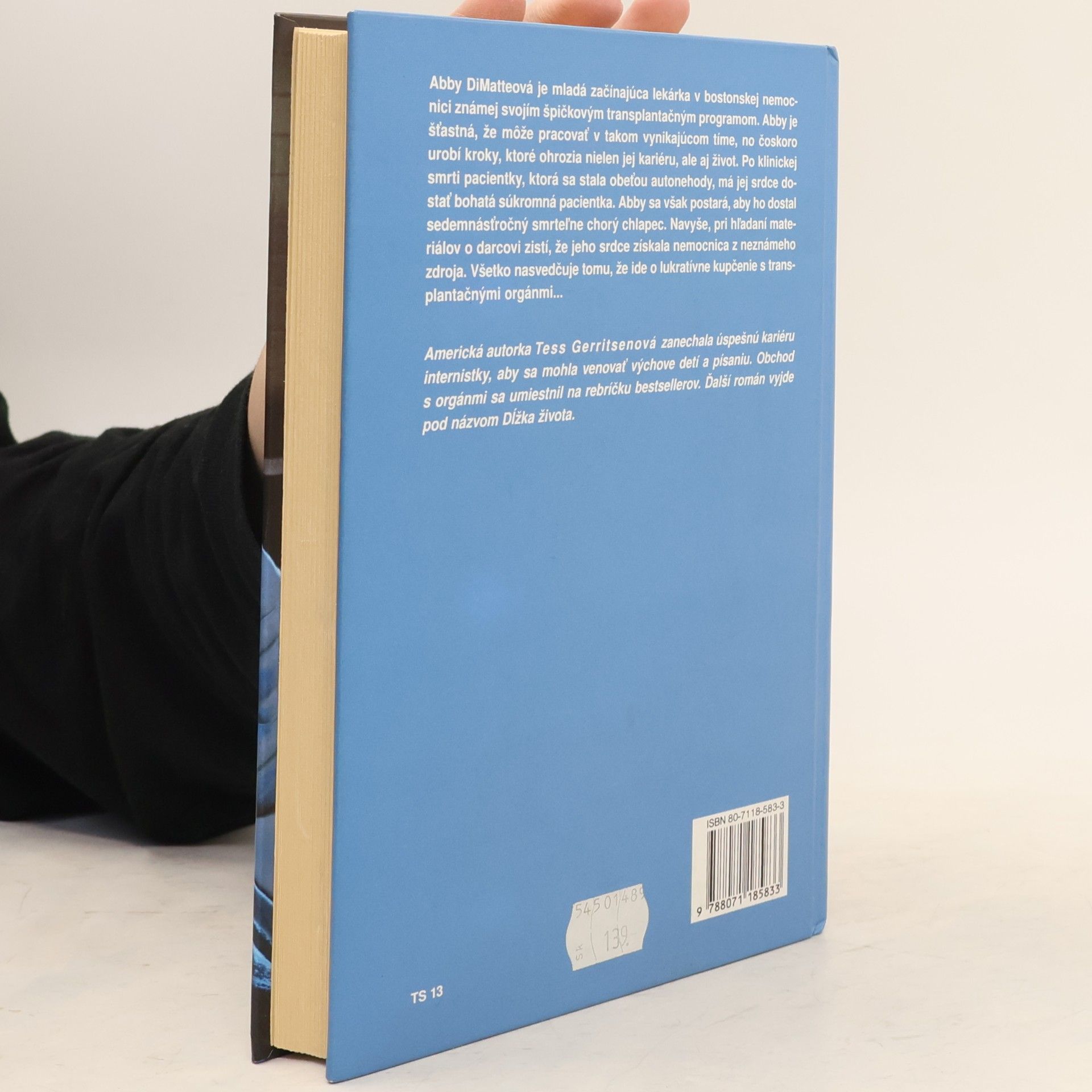 Tess Gerritsen Obchod s orgánmi