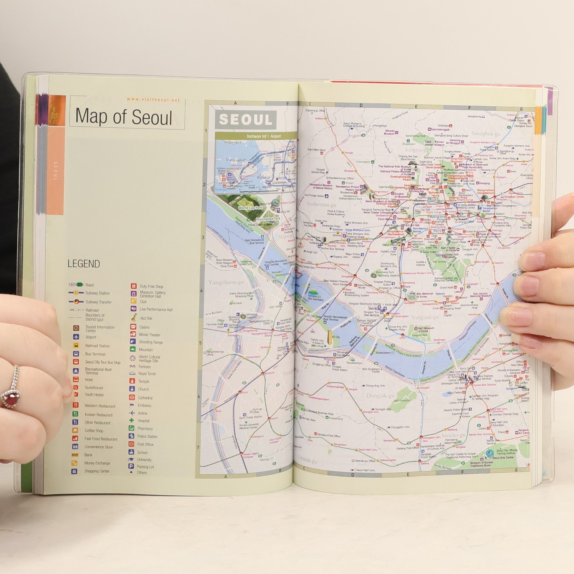 Autorenkollektiv Travel guide Korea, with Korea-Seoul tourist map
