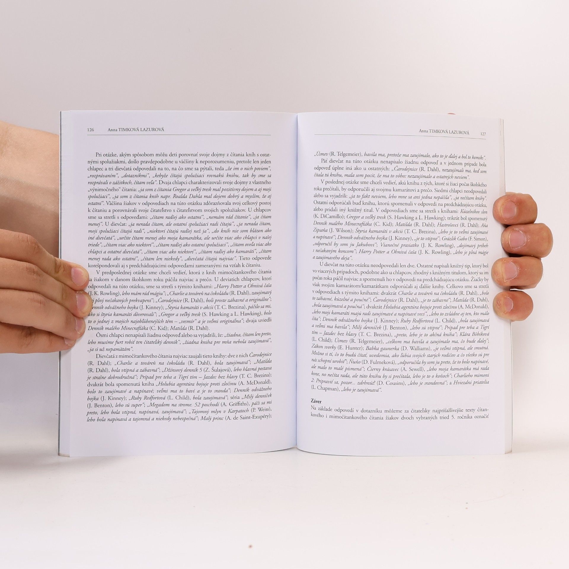 Dana Lešková Hodnoty literatúry pre deti a mládež v premenách času