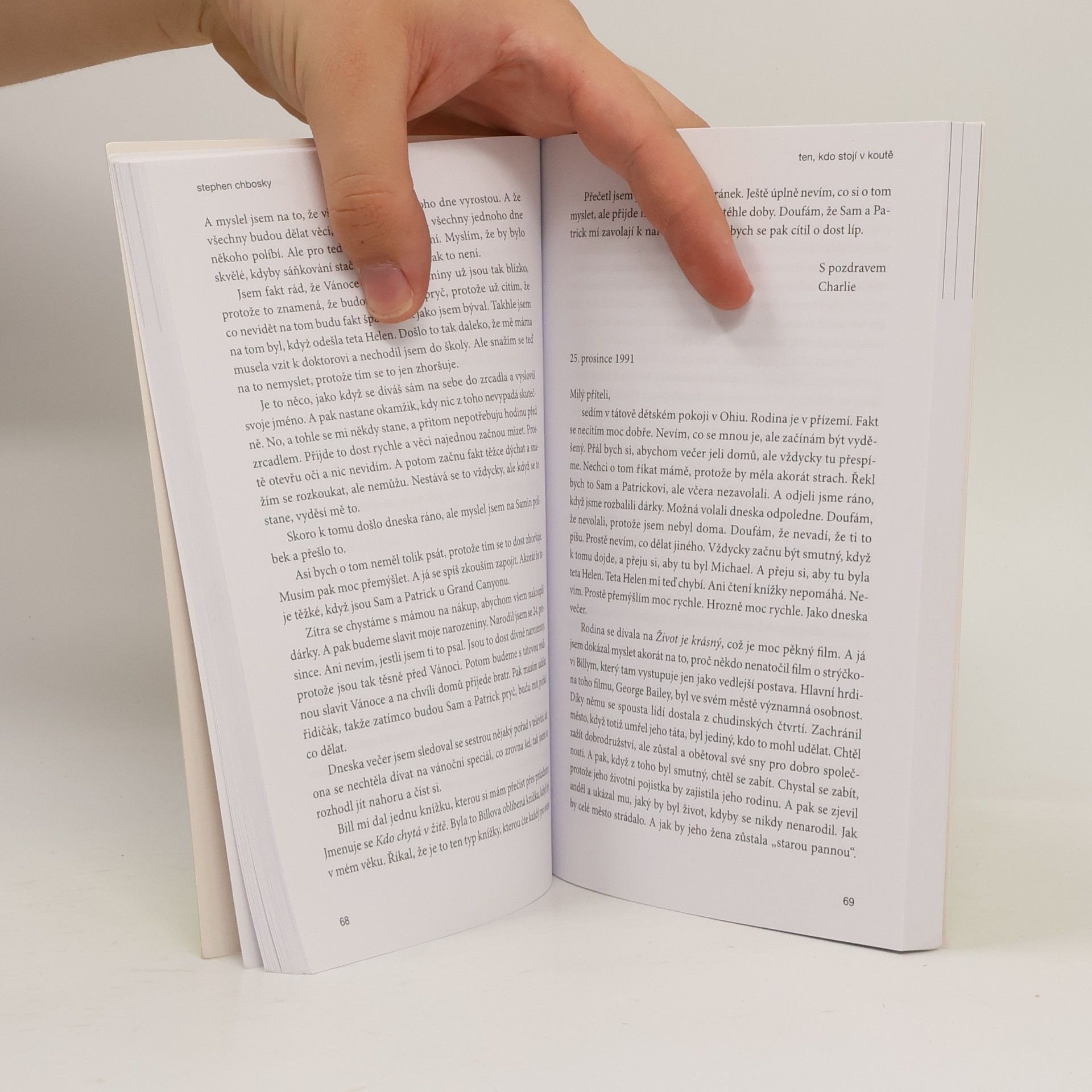 Stephen Chbosky Ten, kdo stojí v koutě