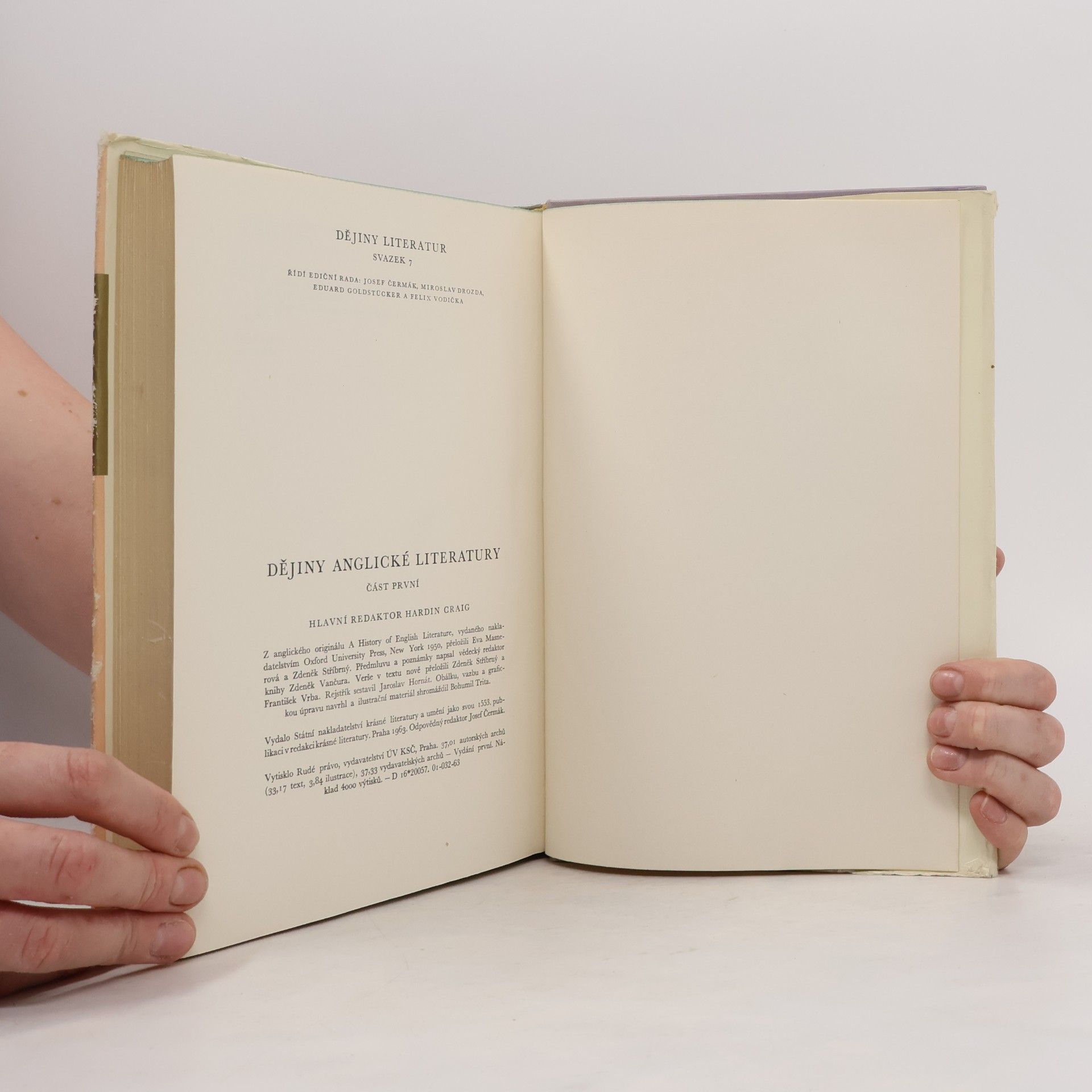Hardin Craig Dějiny anglické literatury 1.