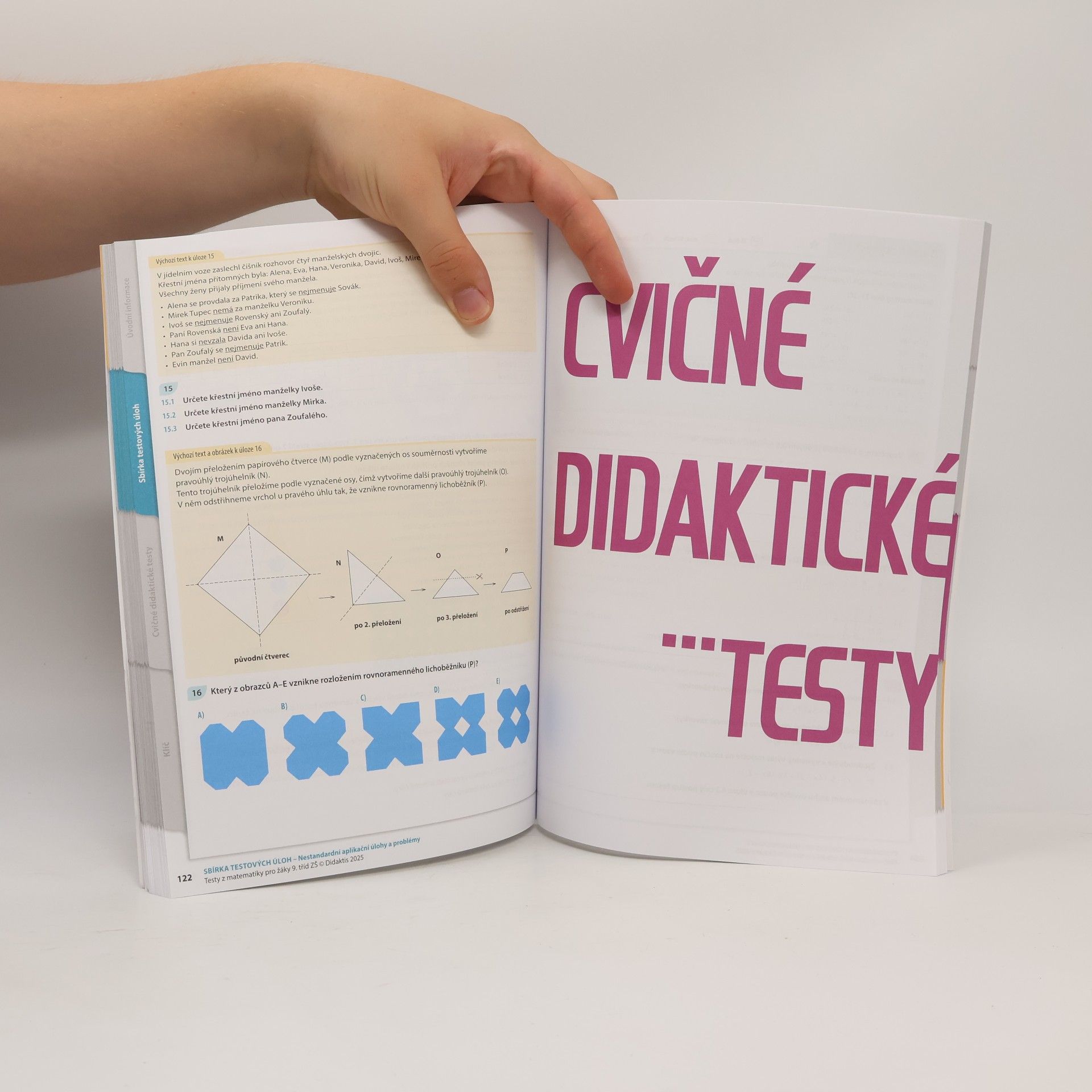 Various authors Testy 2026 z matematiky pro žáky 9. tříd ZŠ : příprava na jednotné přijímací zkoušky