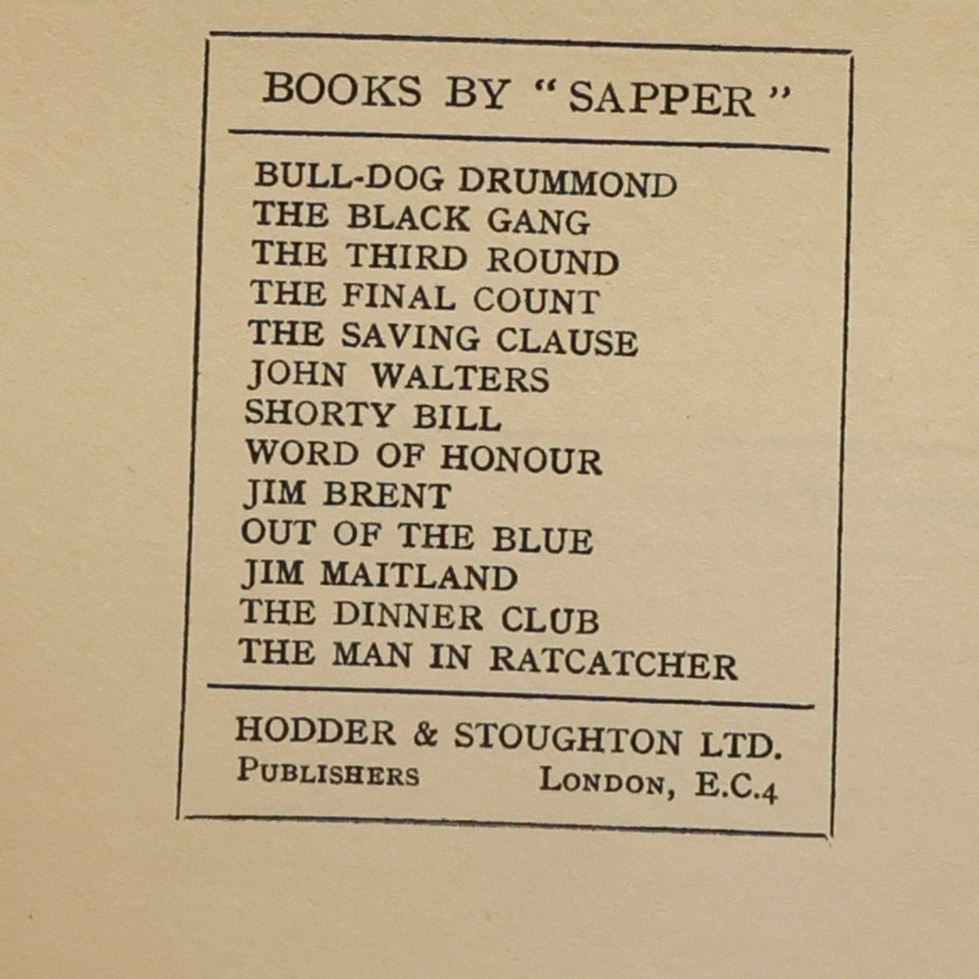 Sapper John Walters