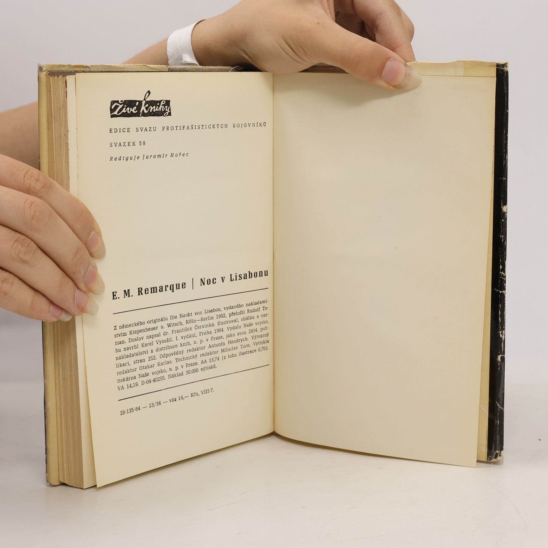 Erich Maria Remarque Noc v Lisabonu