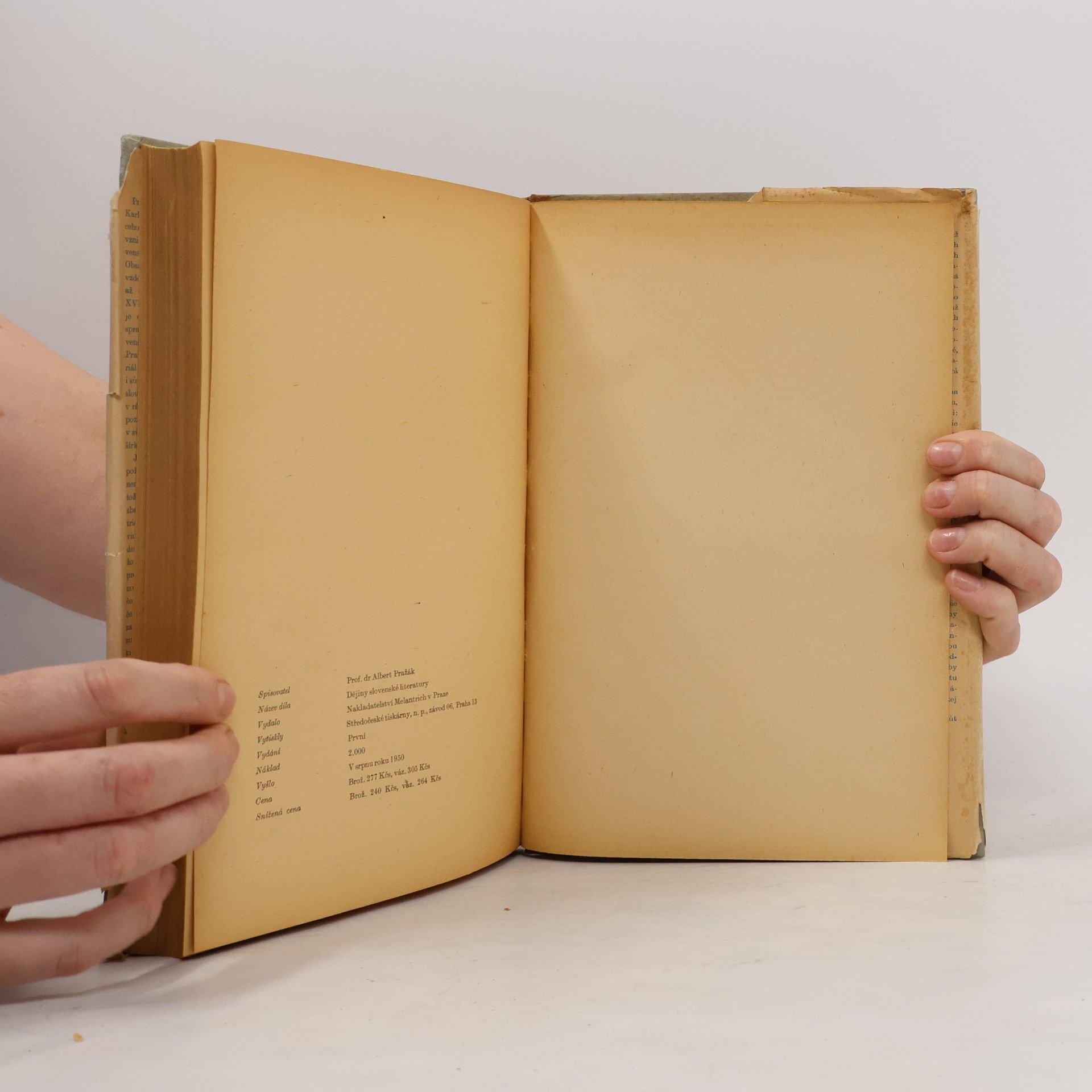 Albert Pražák Dějiny slovenské literatury