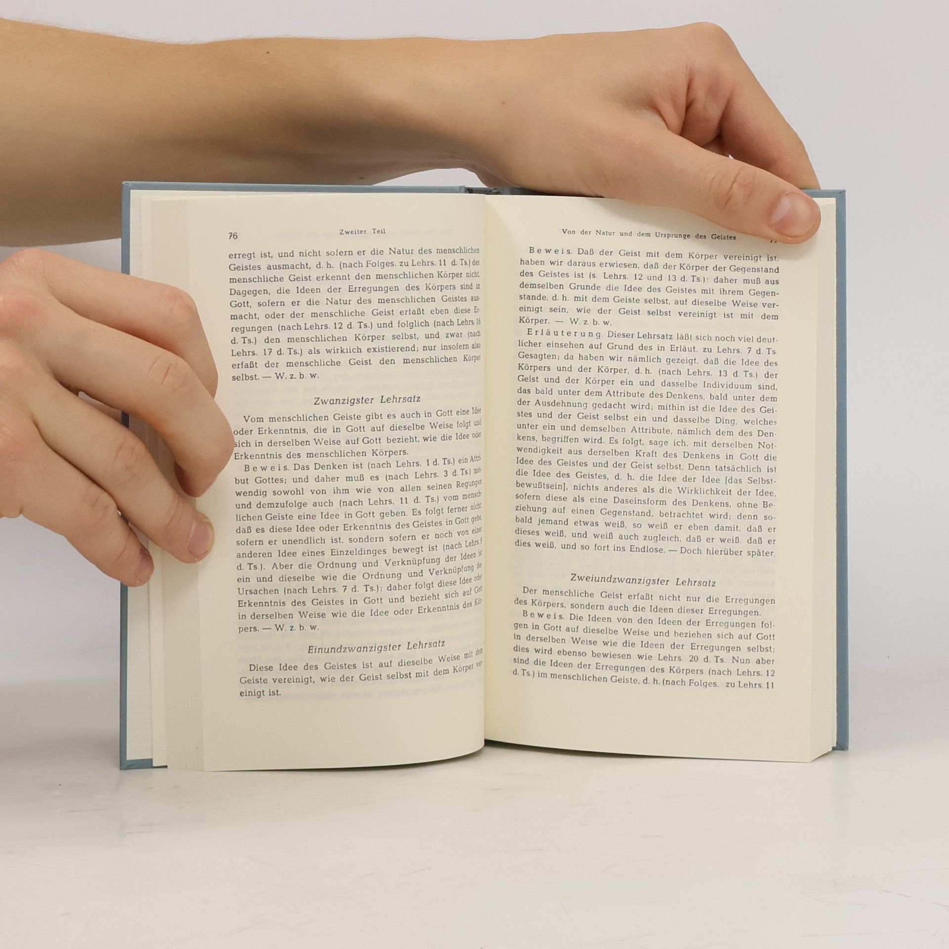 Benedictus de Spinoza Die Ethik, Schriften und Briefe