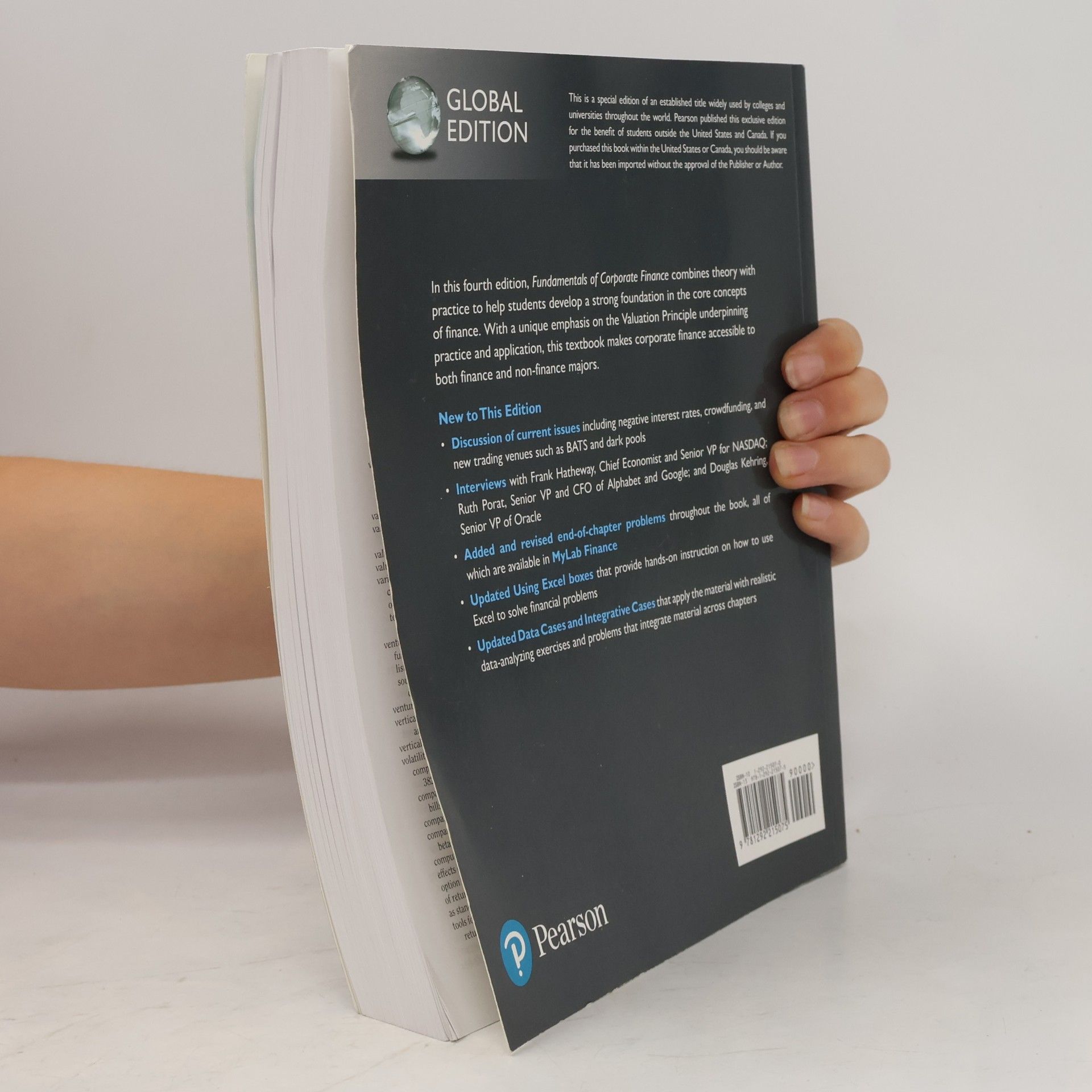 Jonathan Berk Fundamentals of Corporate Finance, Global Edition - Fourth Edition