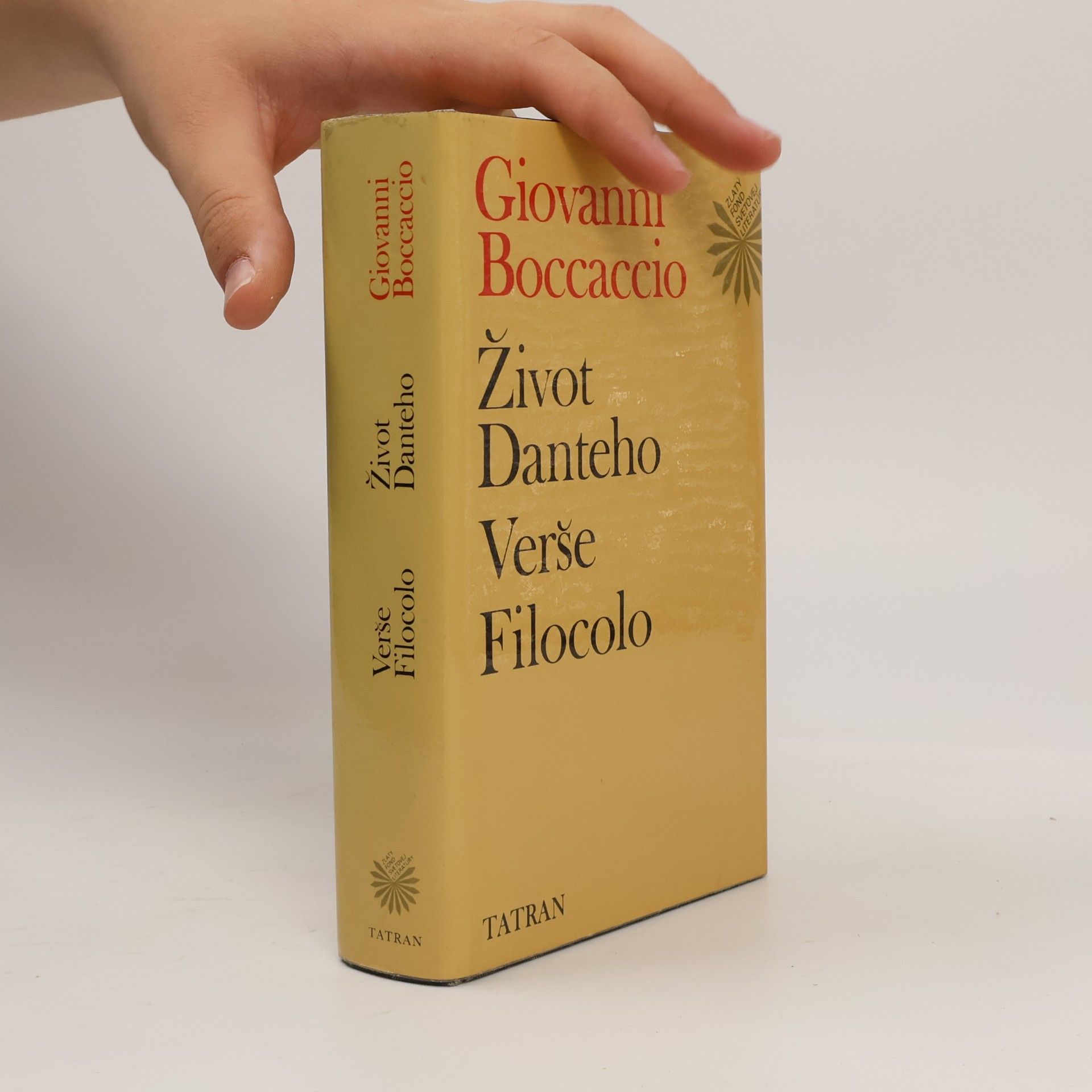 Giovanni Boccaccio Život Danteho, Verše, Filocolo