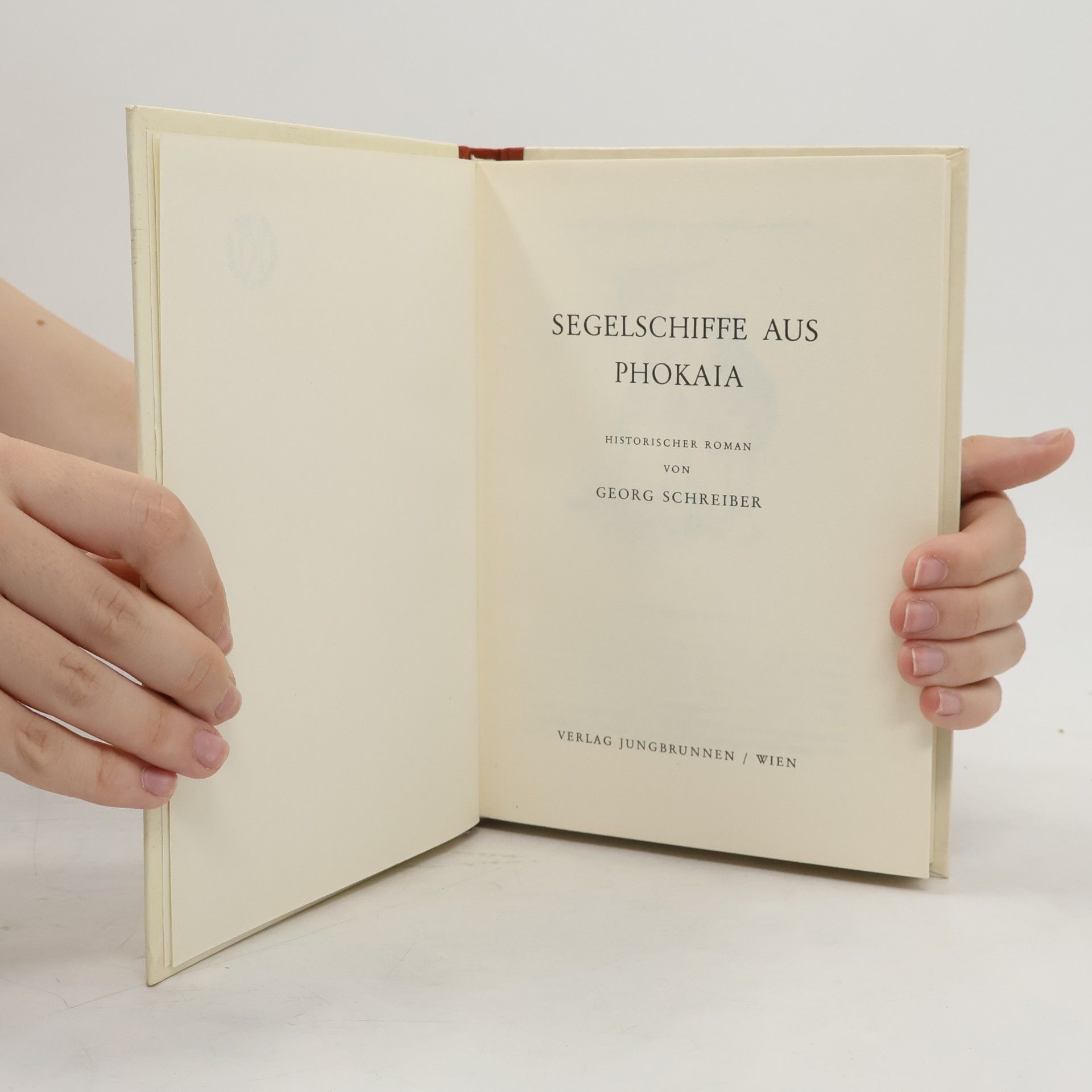Georg Schreiber Segelschiffe aus Phokaia