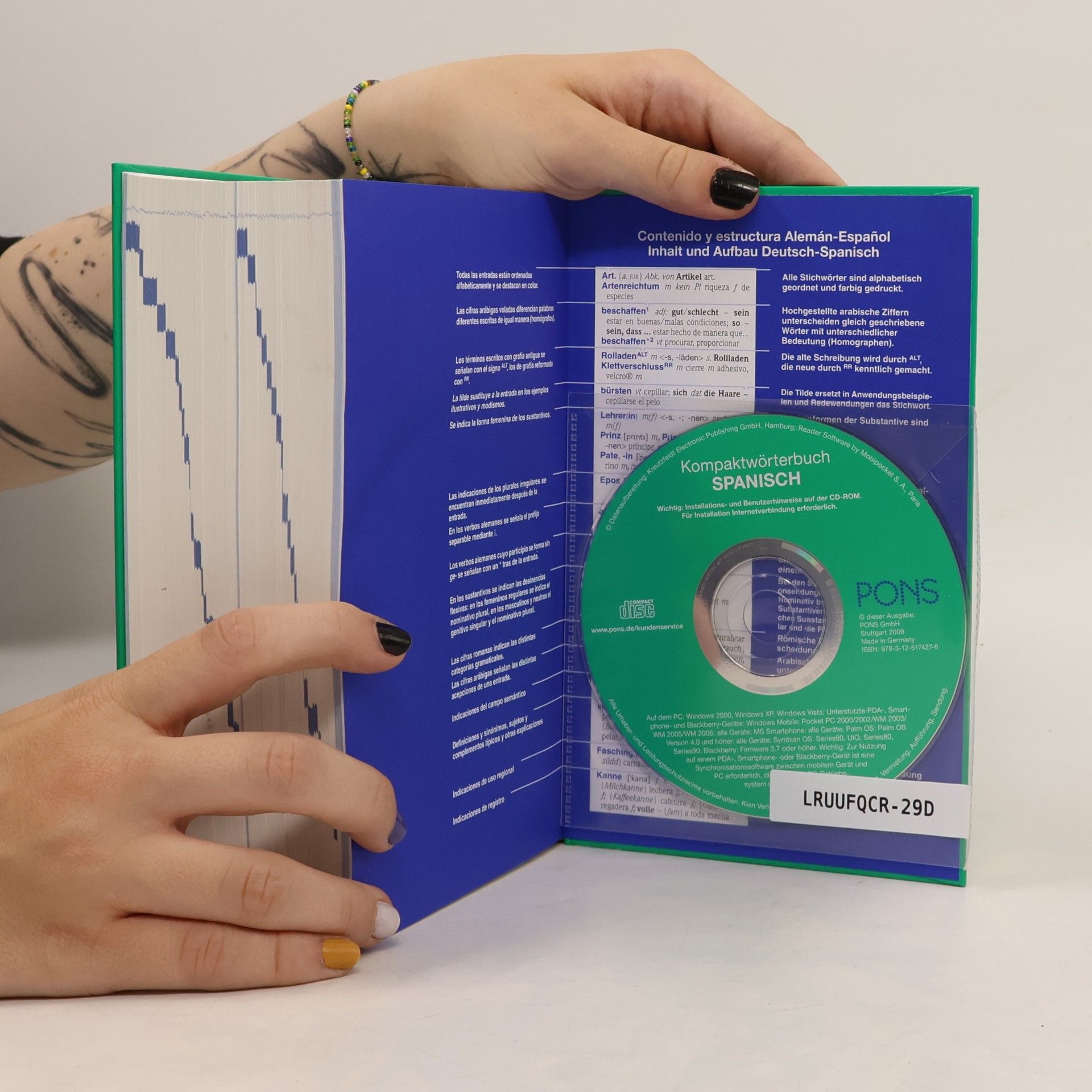 Marieluise Schmitz PONS Kompaktwörterbuch - Spanisch