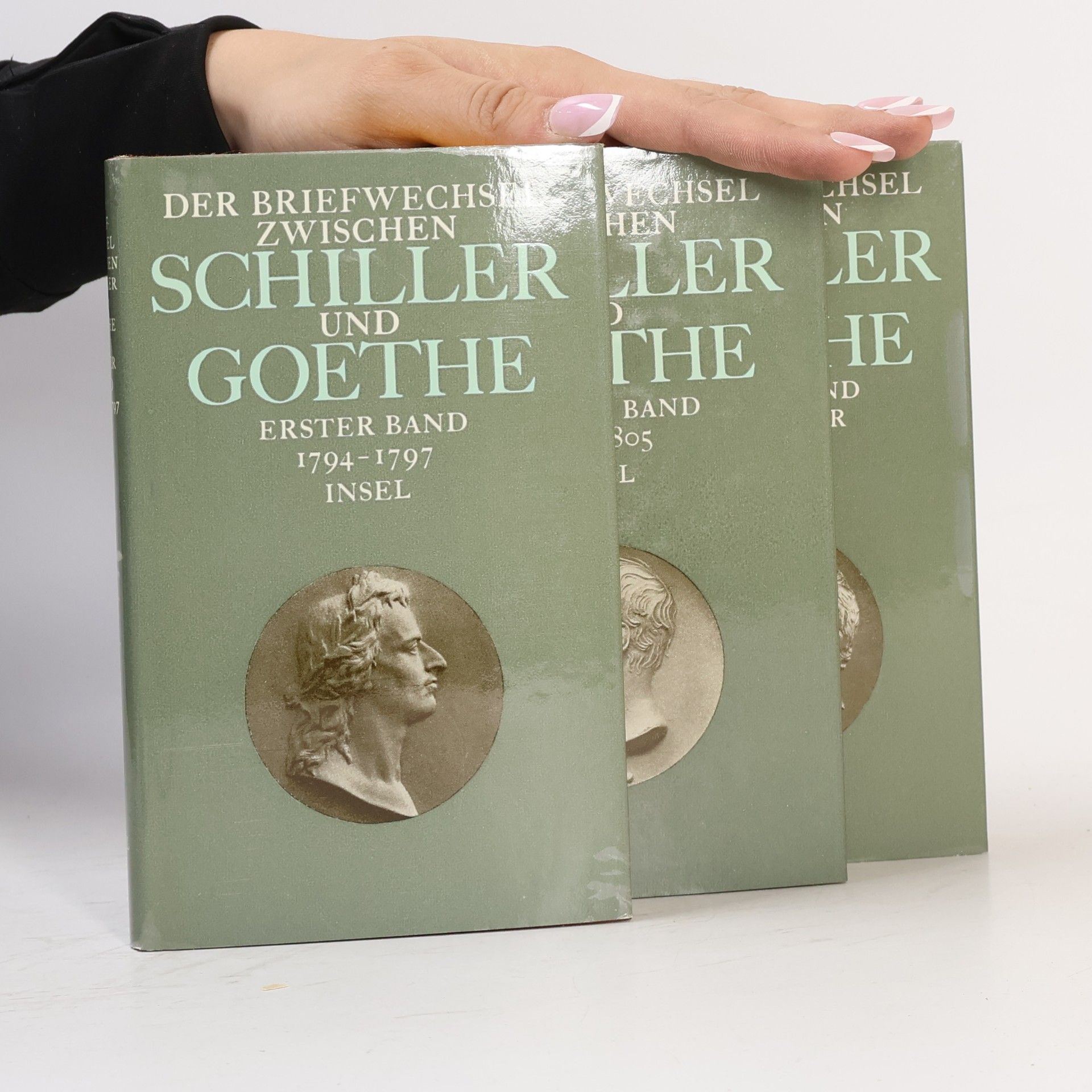 Johann Wolfgang von Goethe Der Briefwechsel zwischen Schiller und Goethe, box 1-3