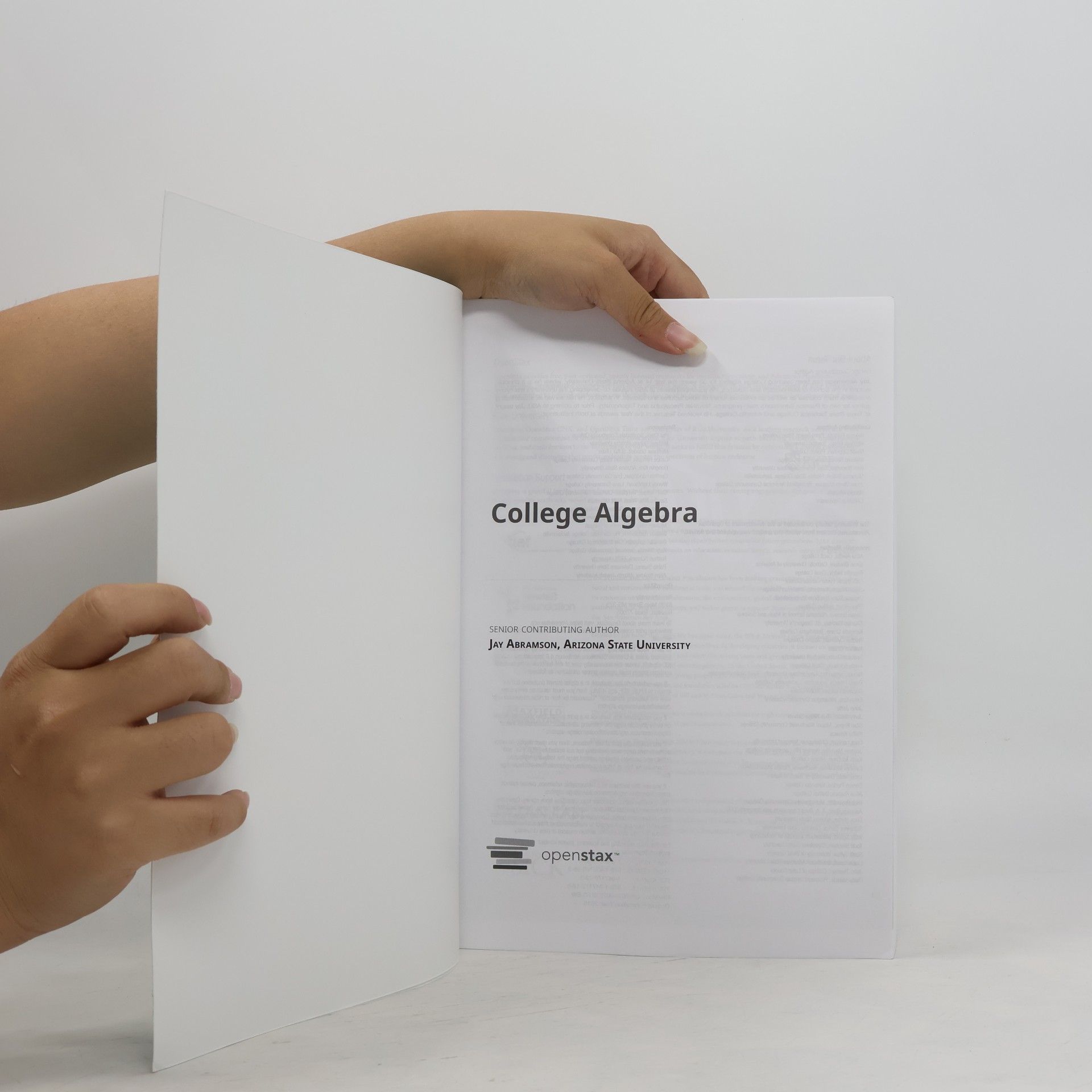 Jay Abramson College Algebra