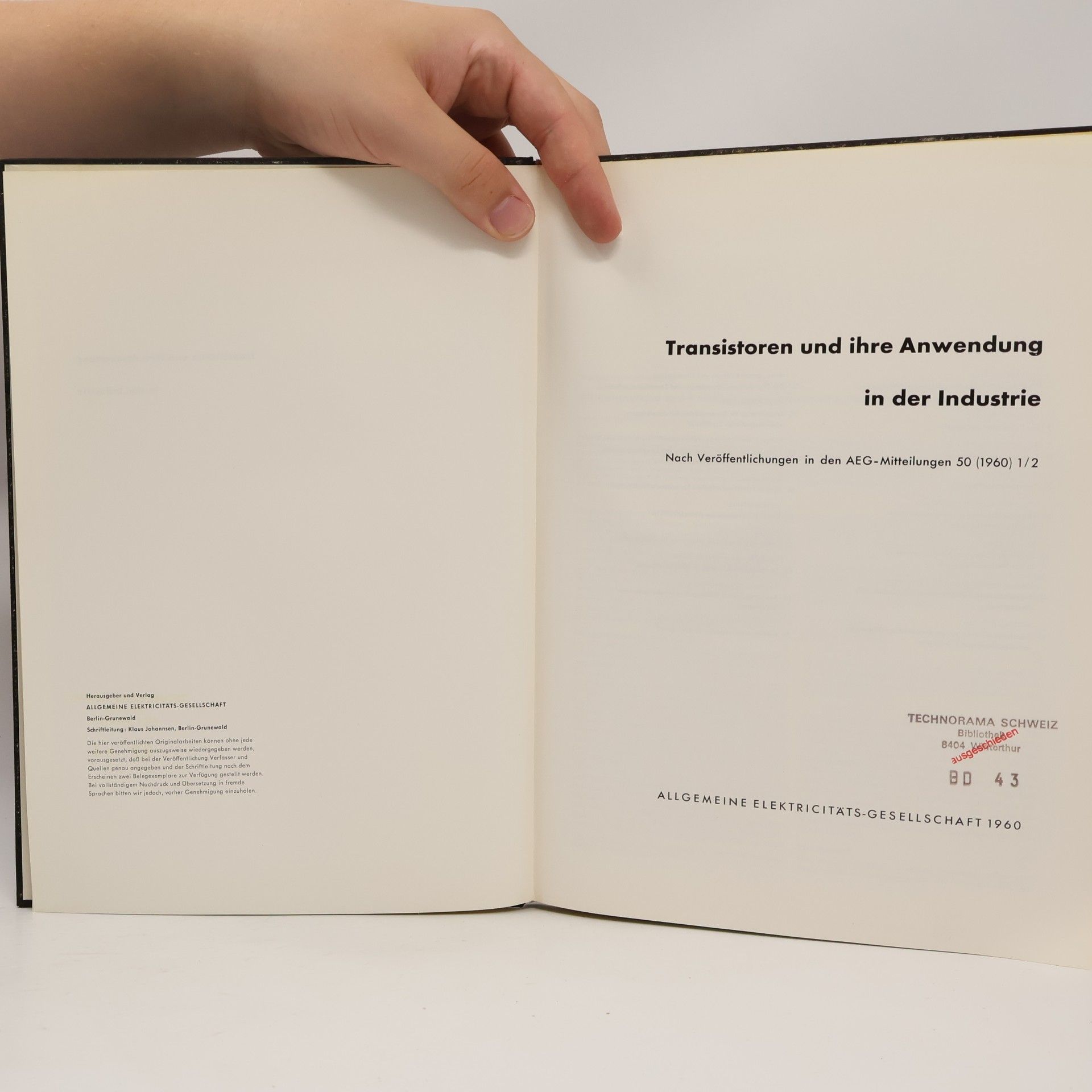 Autorenkollektiv Transistoren und ihre Anwendung in der Industrie