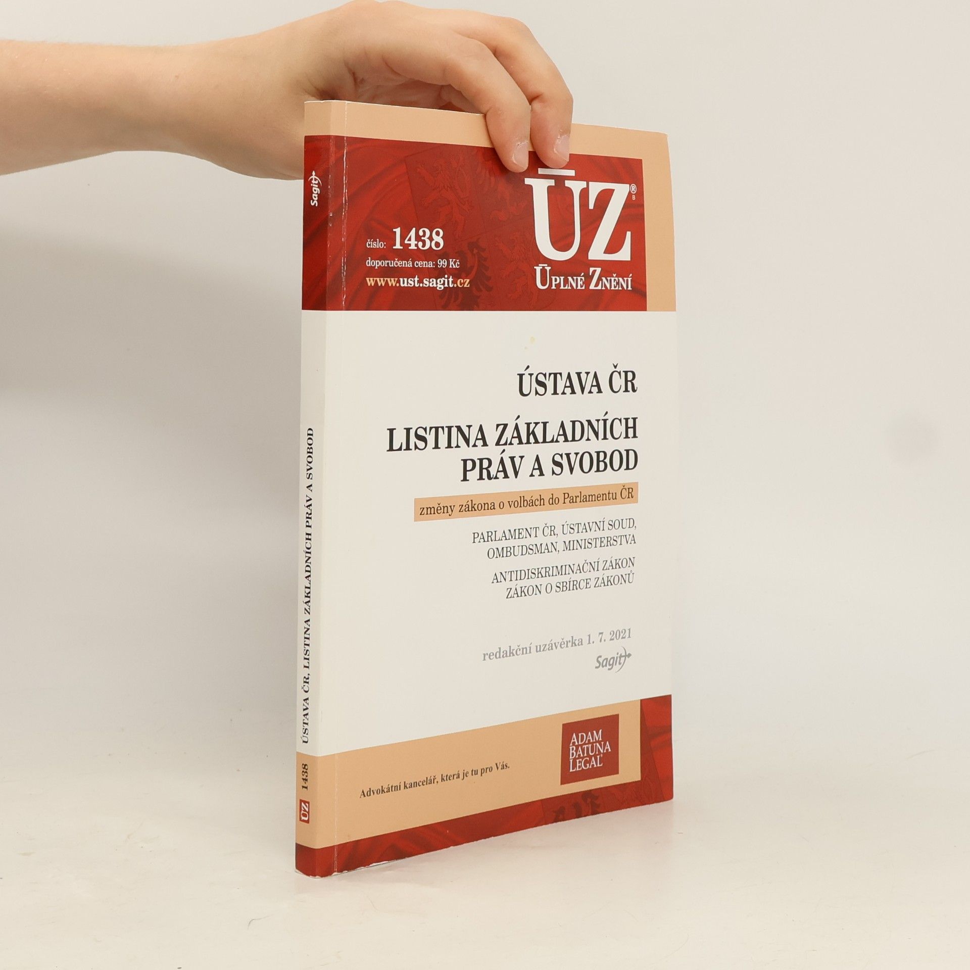 Autorenkollektiv ÚZ 1438. Ústava ČR, Listina základních práv a svobod