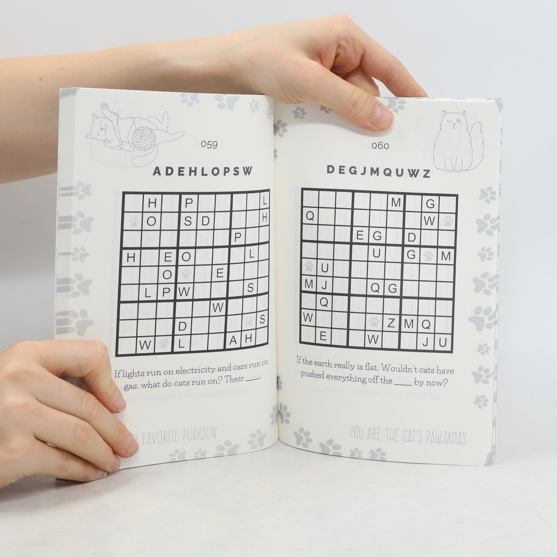Jordan Lamb Cat Jokes Sudoku Large Print