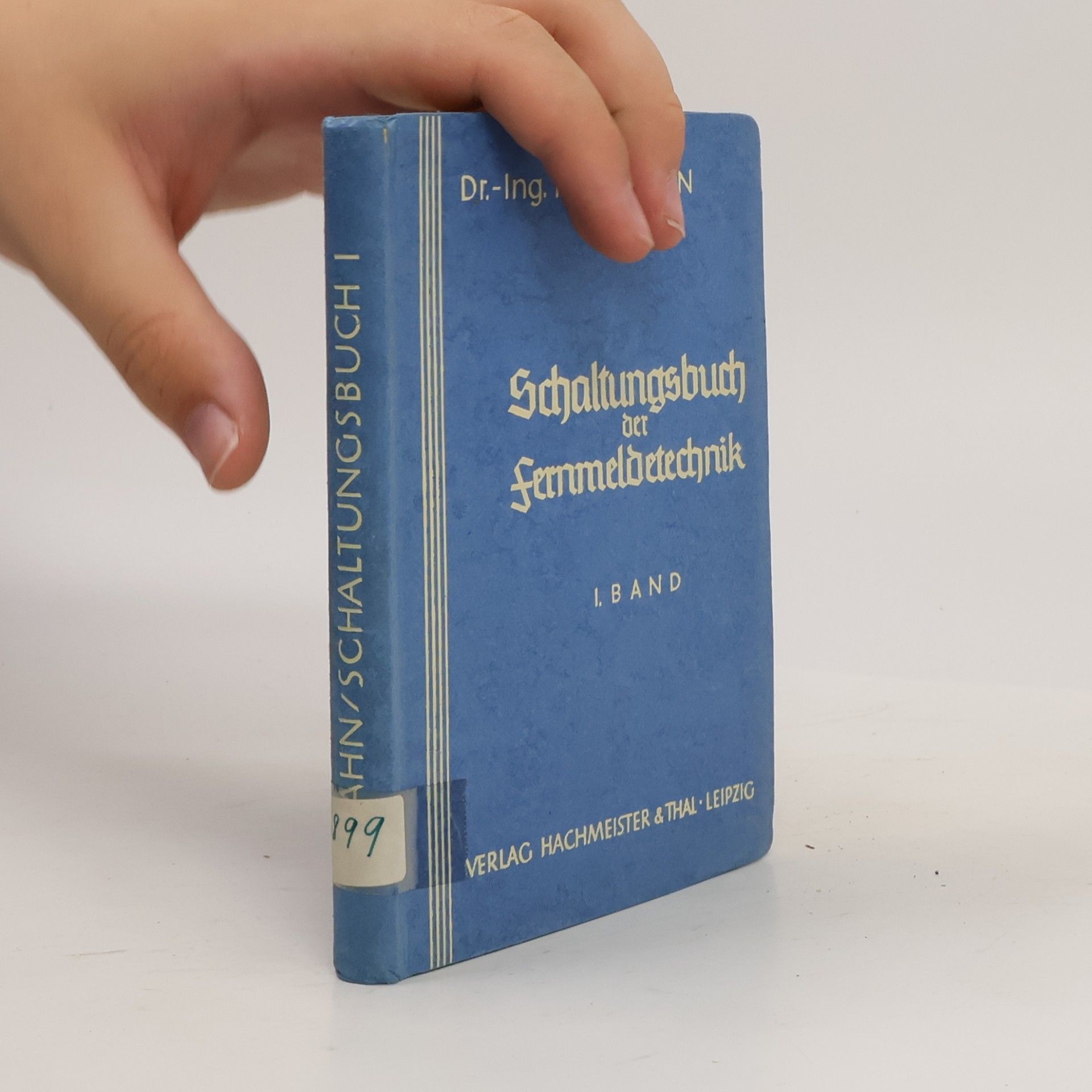 Fritz Hahn Schaltungsbuch der fernmeldetechnik I.