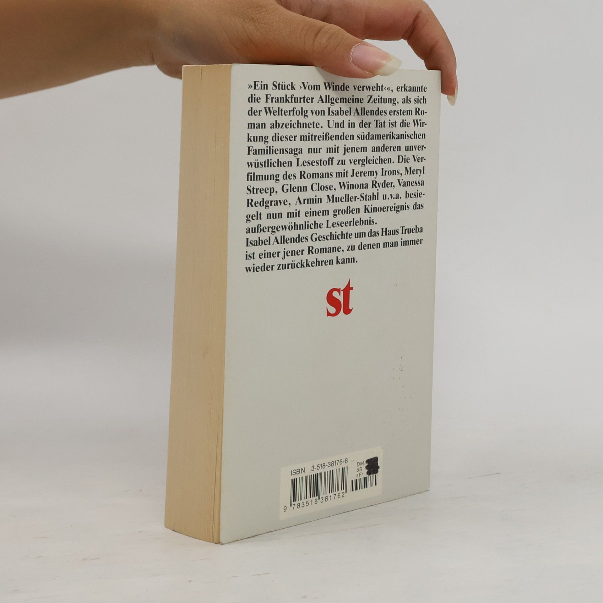 Isabel Allende Das Geisterhaus : Roman