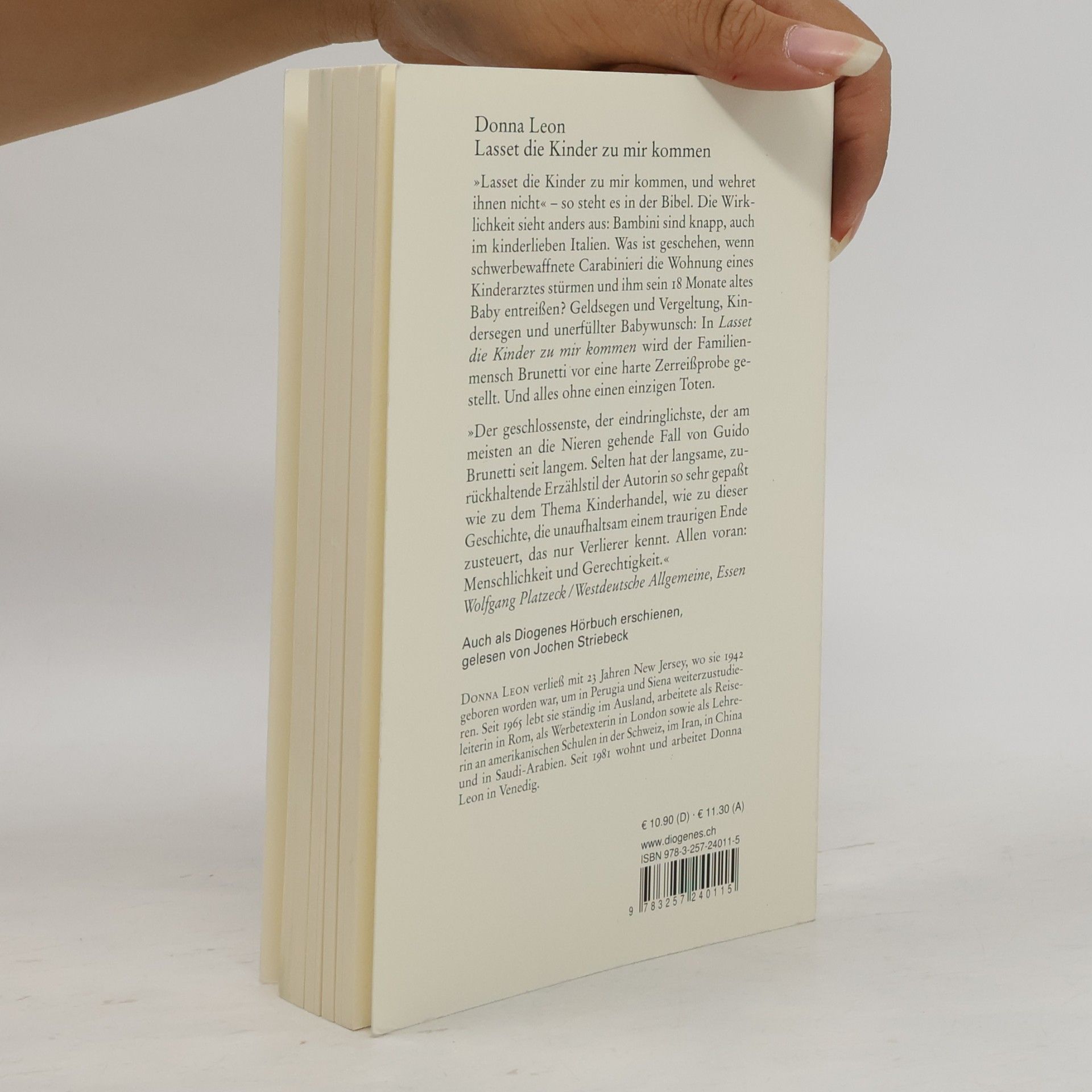 Donna Leon Lasset die Kinder zu mir kommen