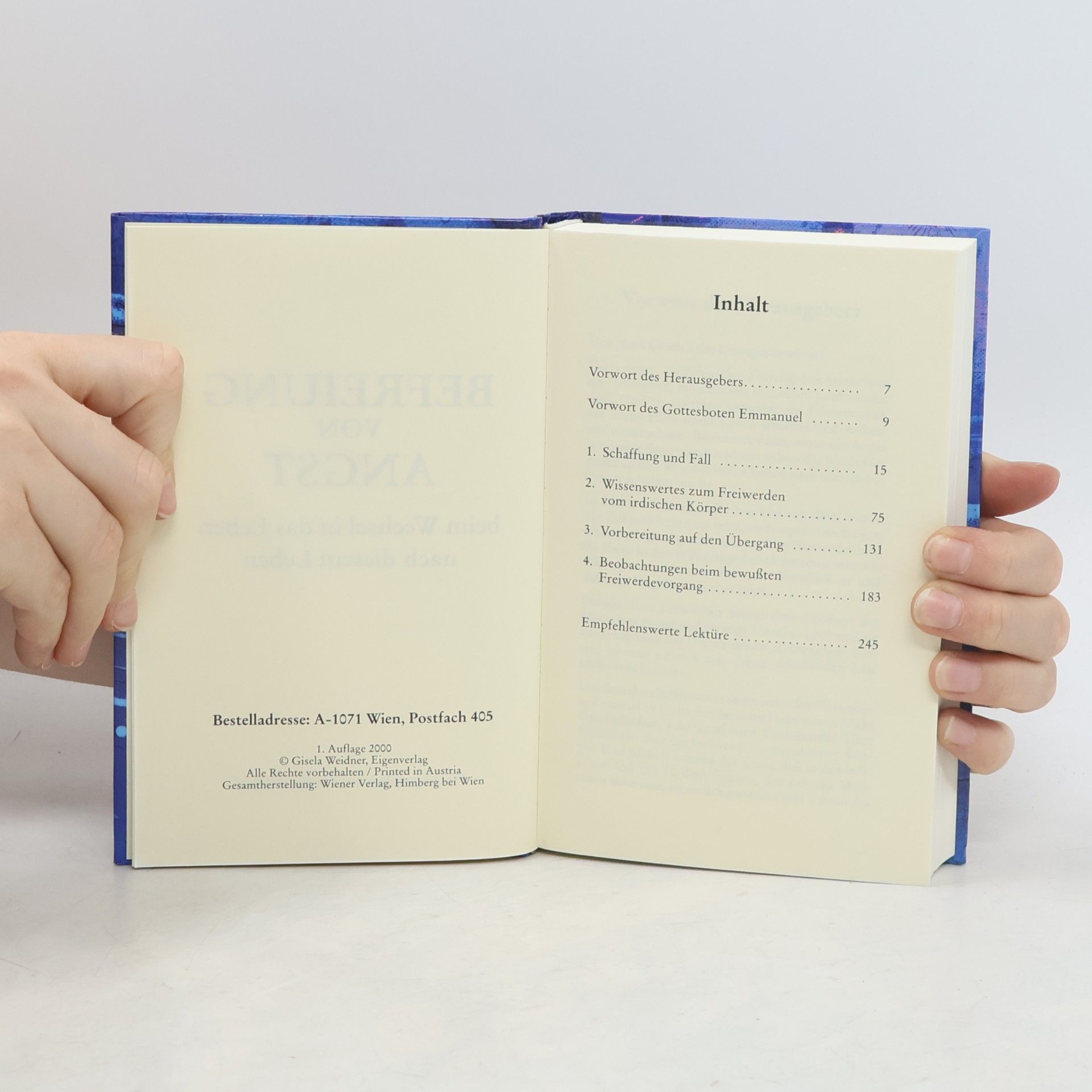 Autores varios Befreiung von Angst