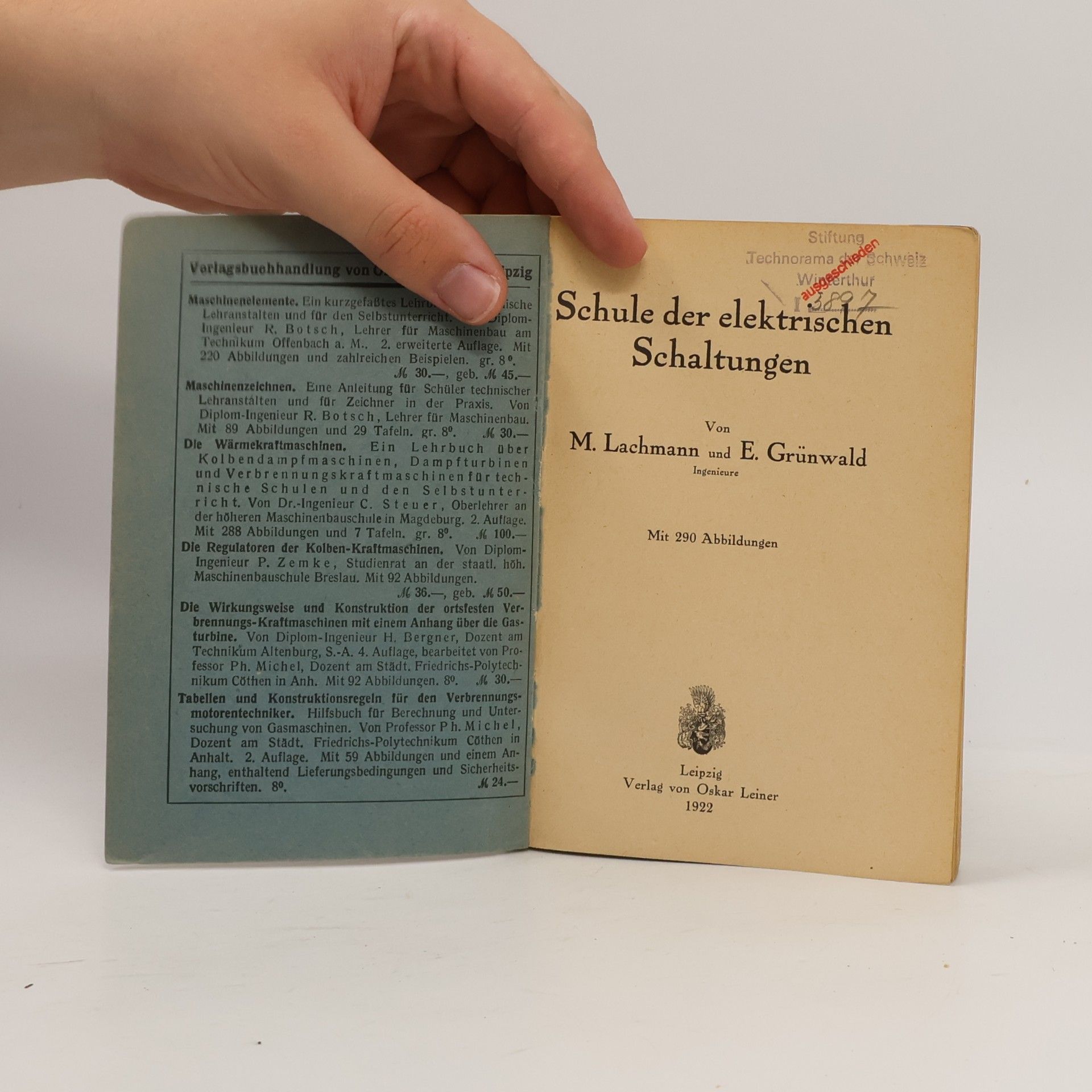 M. Lachmann Schule der elektrischen Schaltungen
