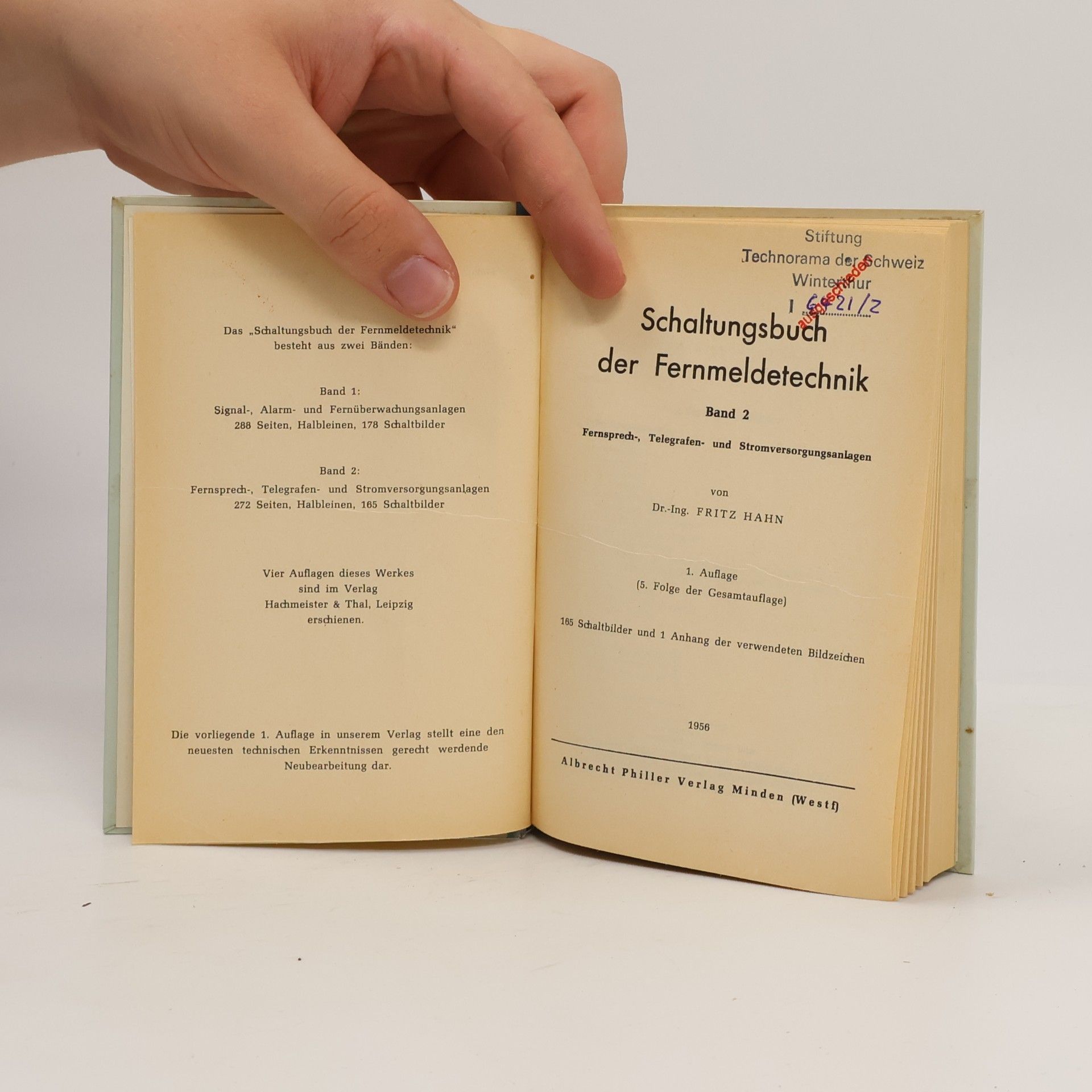 Fritz Hahn Schaltungsbuch der Fernmeldetechnik 2